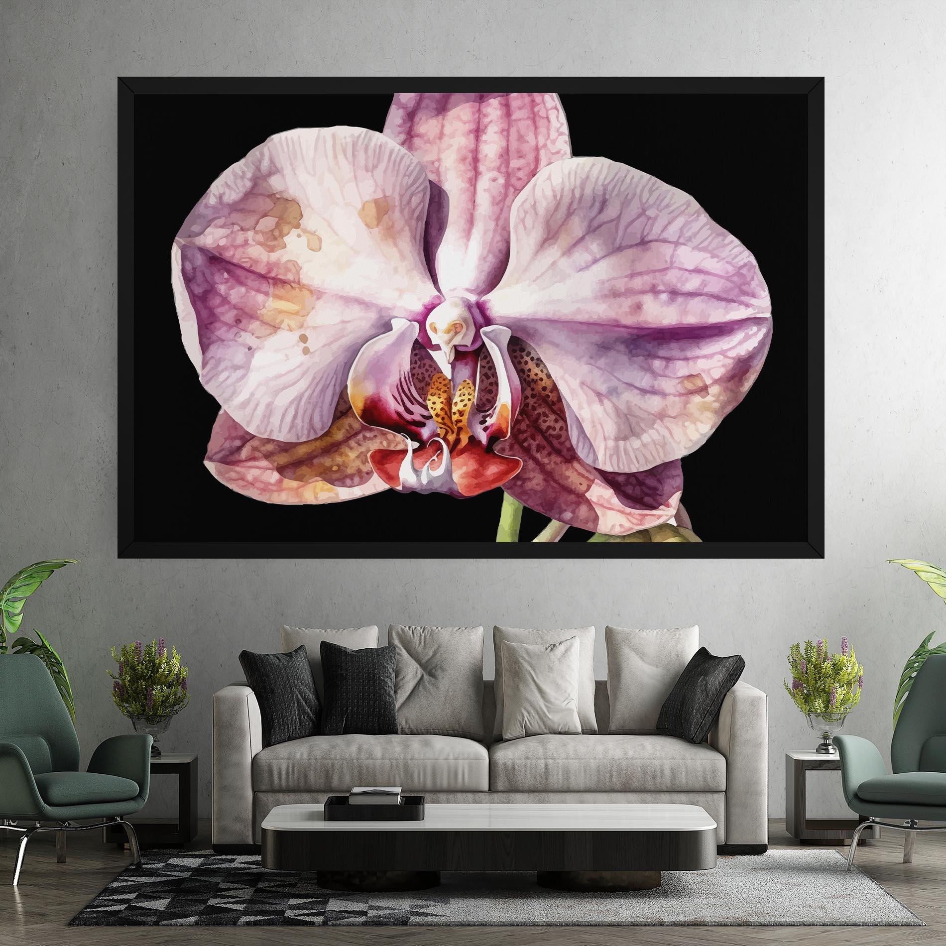Tablou Canvas Painted Orchid mockup 7