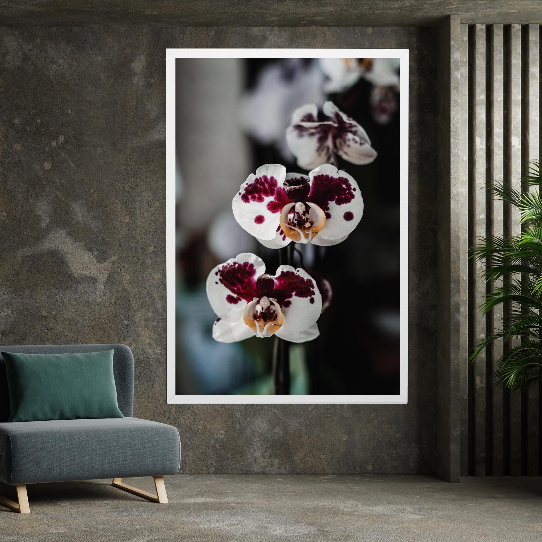 Tablou Canvas Dark Purple Orchid mockup 7