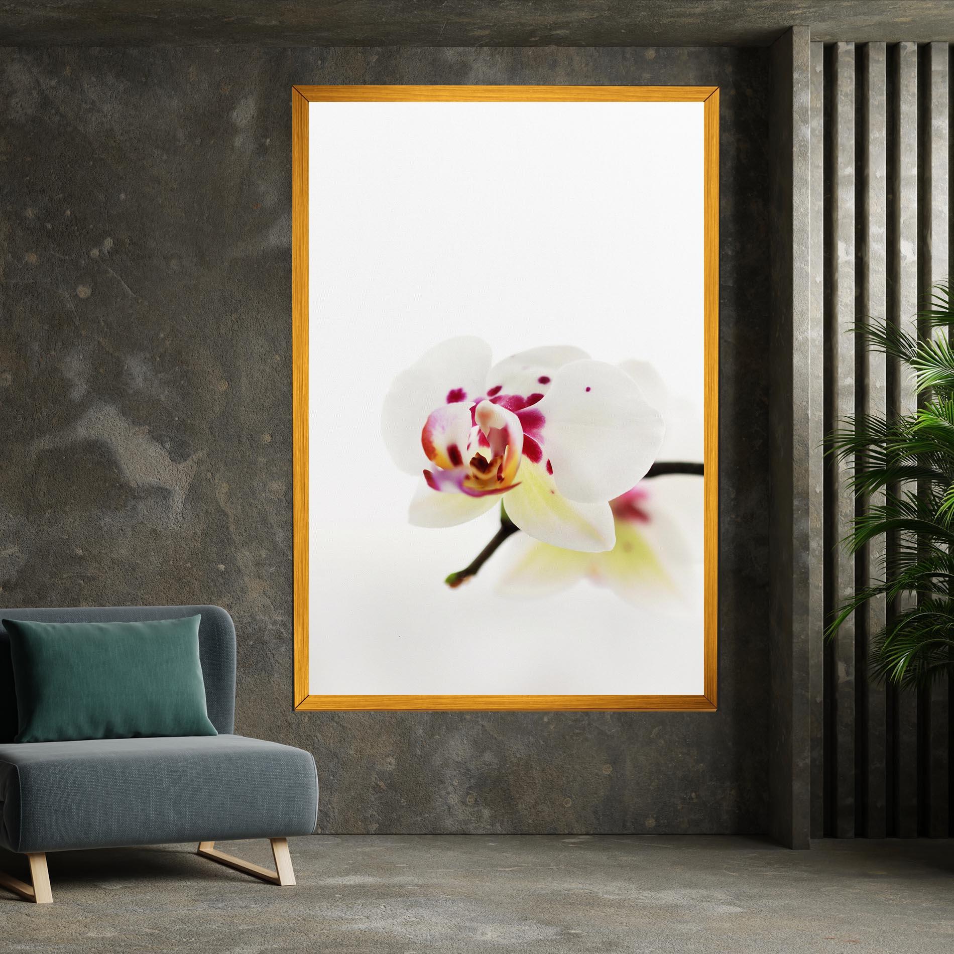 Tablou Canvas Clean White Orchid mockup 7