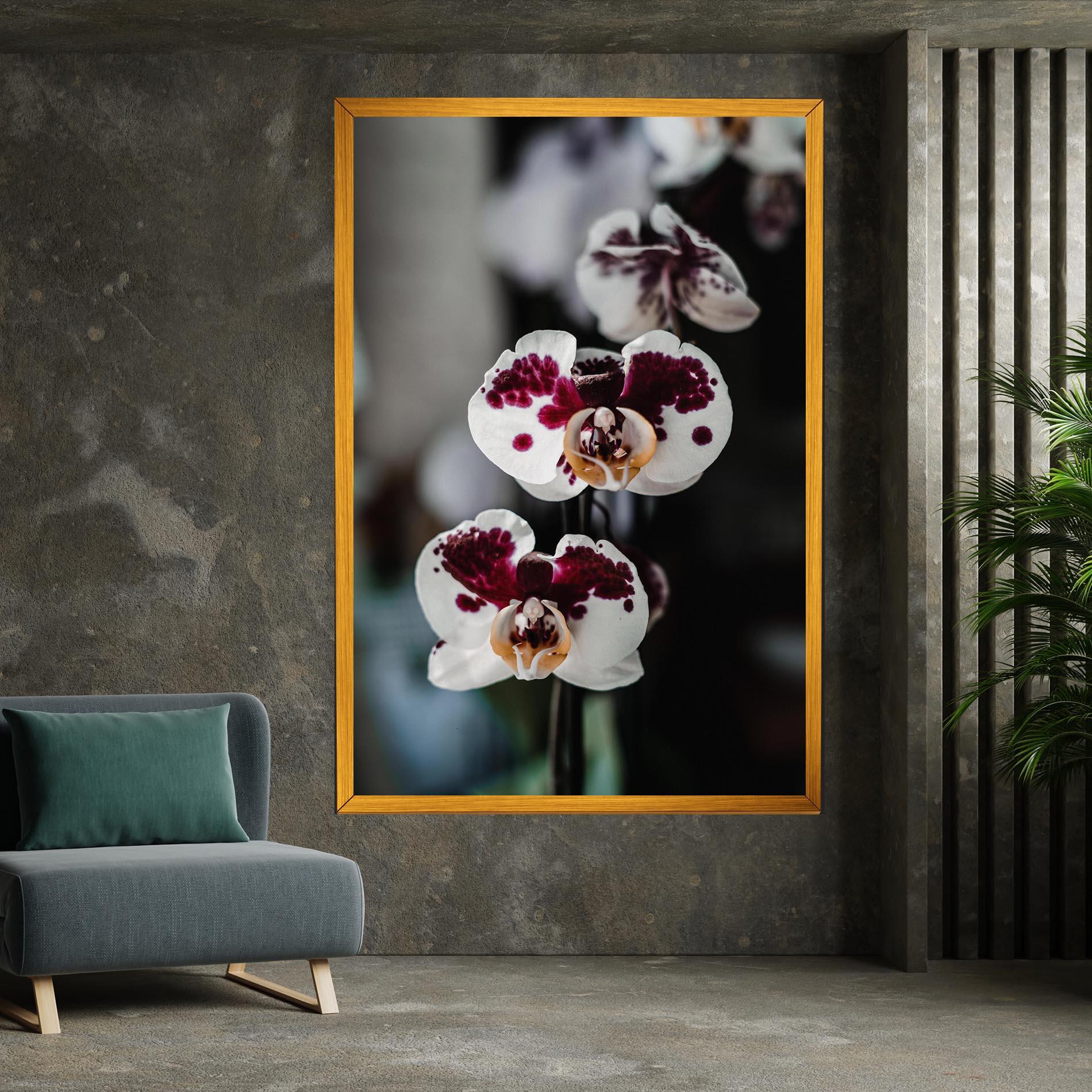 Tablou Canvas Dark Purple Orchid mockup 7