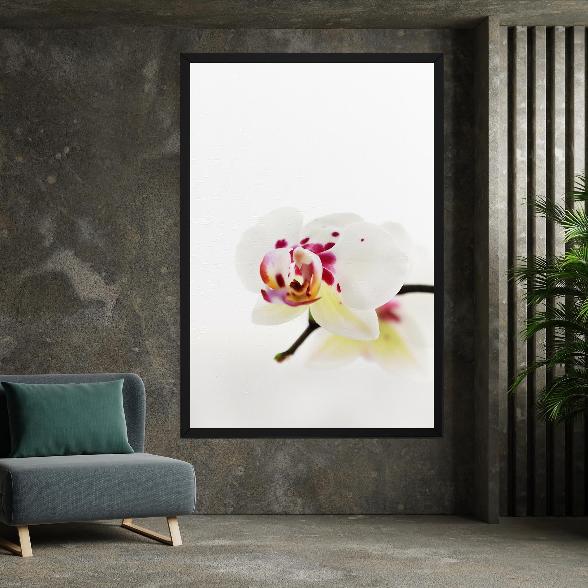 Tablou Canvas Clean White Orchid mockup 7