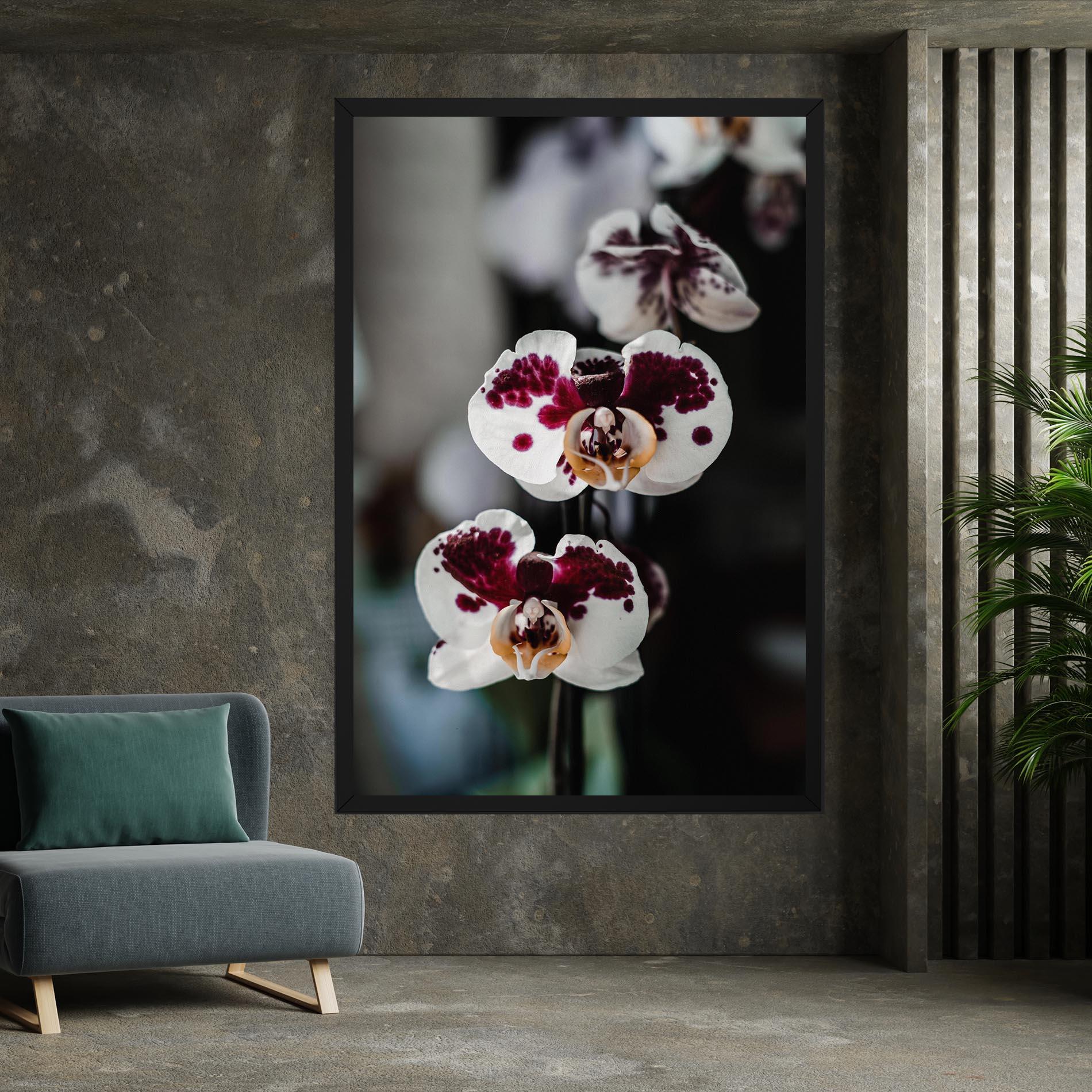 Tablou Canvas Dark Purple Orchid mockup 7