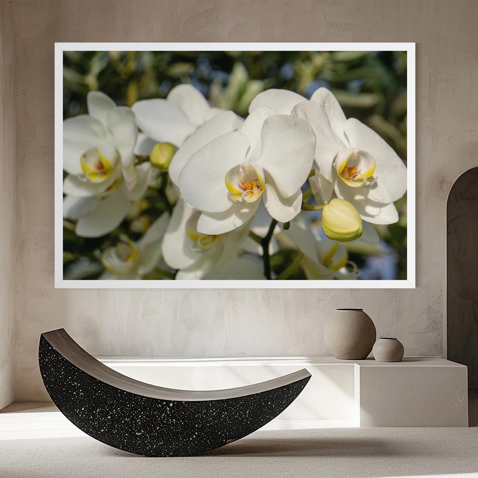 Tablou Canvas Big Orchids In Nature mockup 8