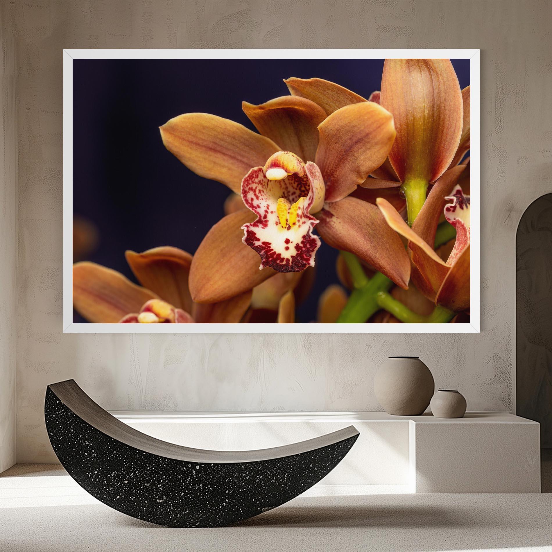 Tablou Canvas Dirty Orange Orchid mockup 8