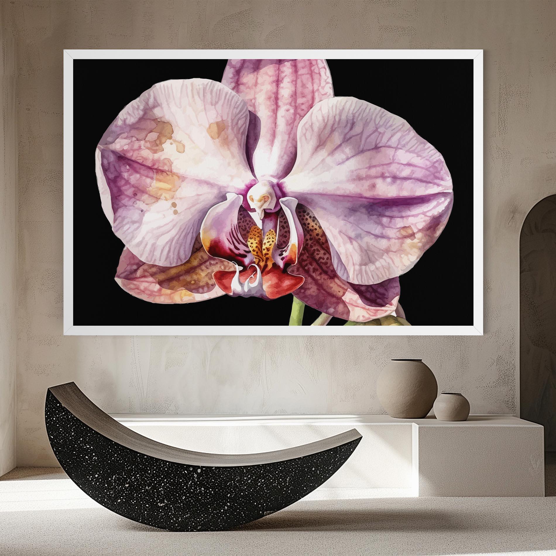 Tablou Canvas Painted Orchid mockup 8