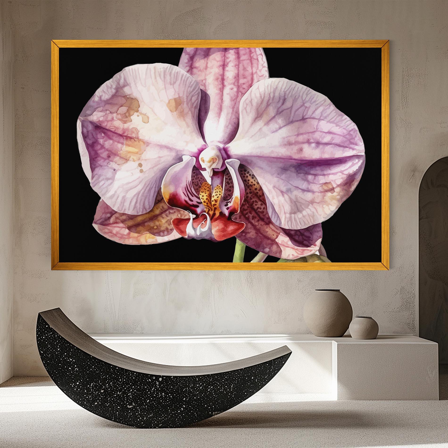 Tablou Canvas Painted Orchid mockup 8