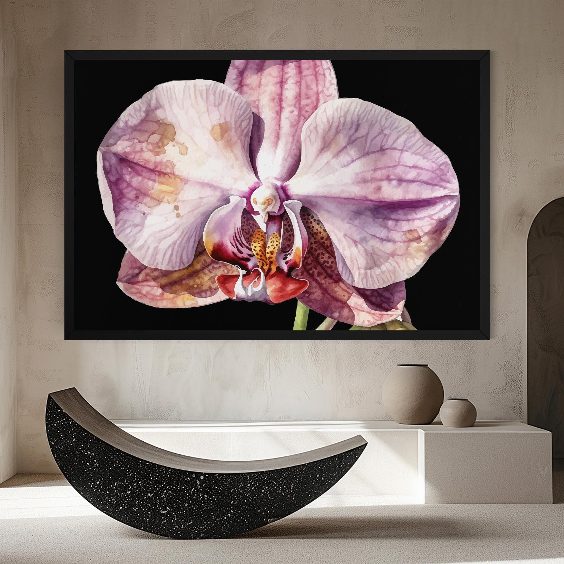 Tablou Canvas Painted Orchid mockup 8