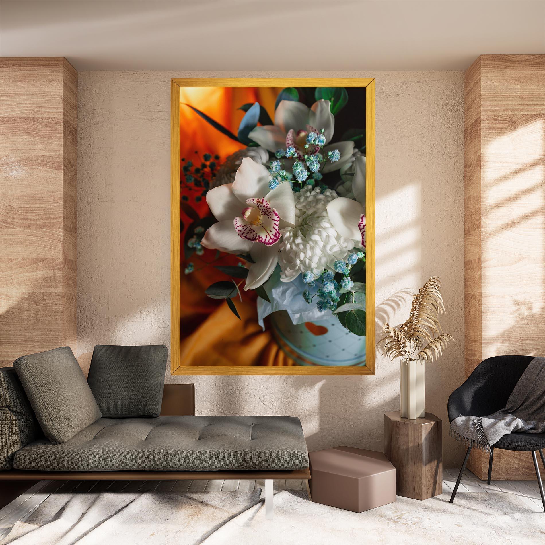 Tablou Canvas Orchid In Vase mockup 8