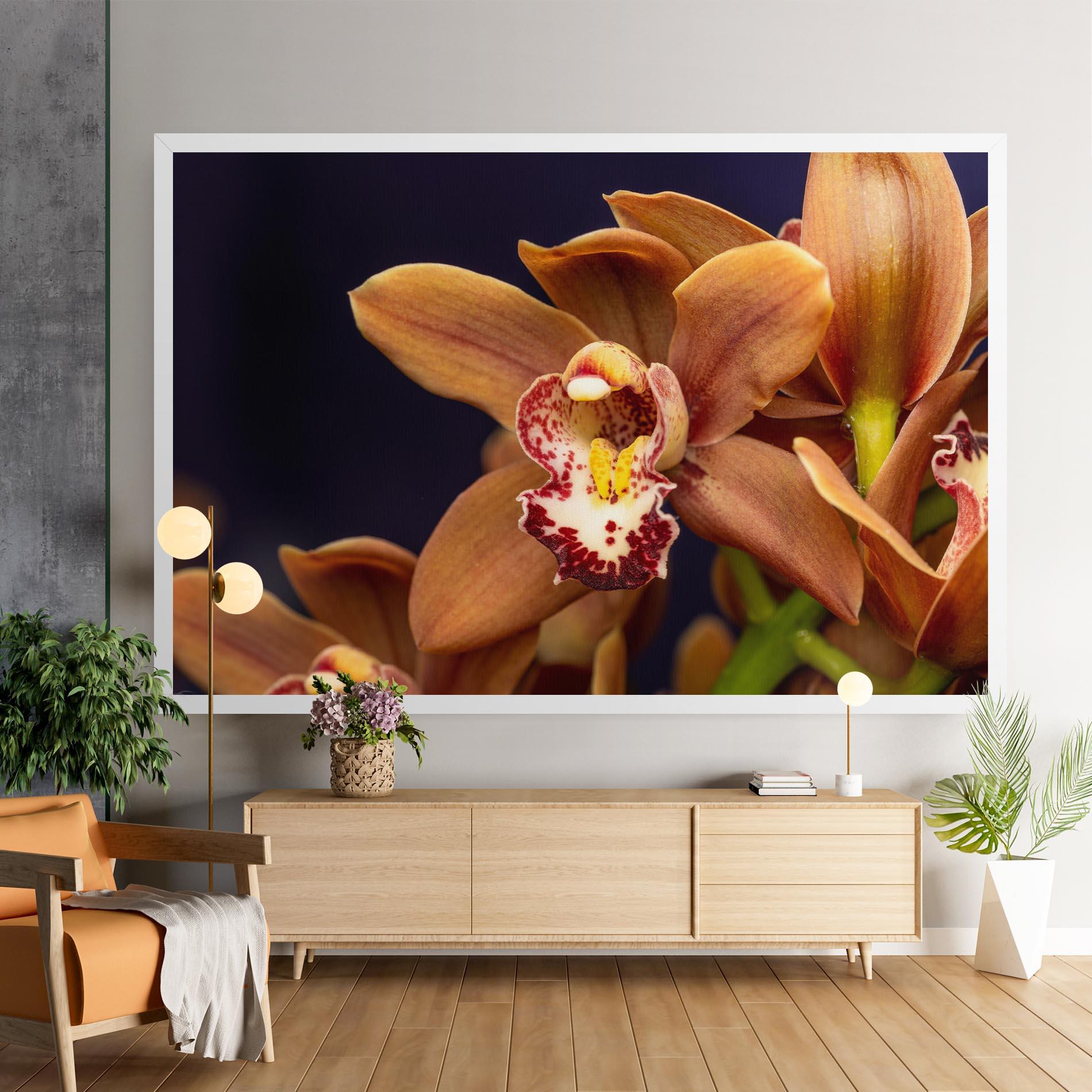 Tablou Canvas Dirty Orange Orchid mockup 9