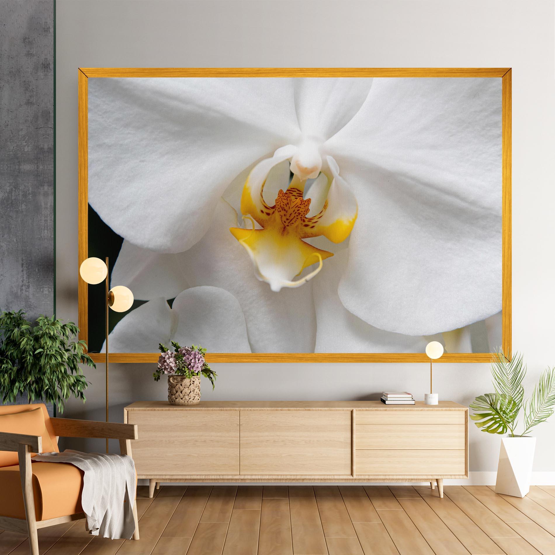 Tablou Canvas Big Orchid Close Up mockup 9