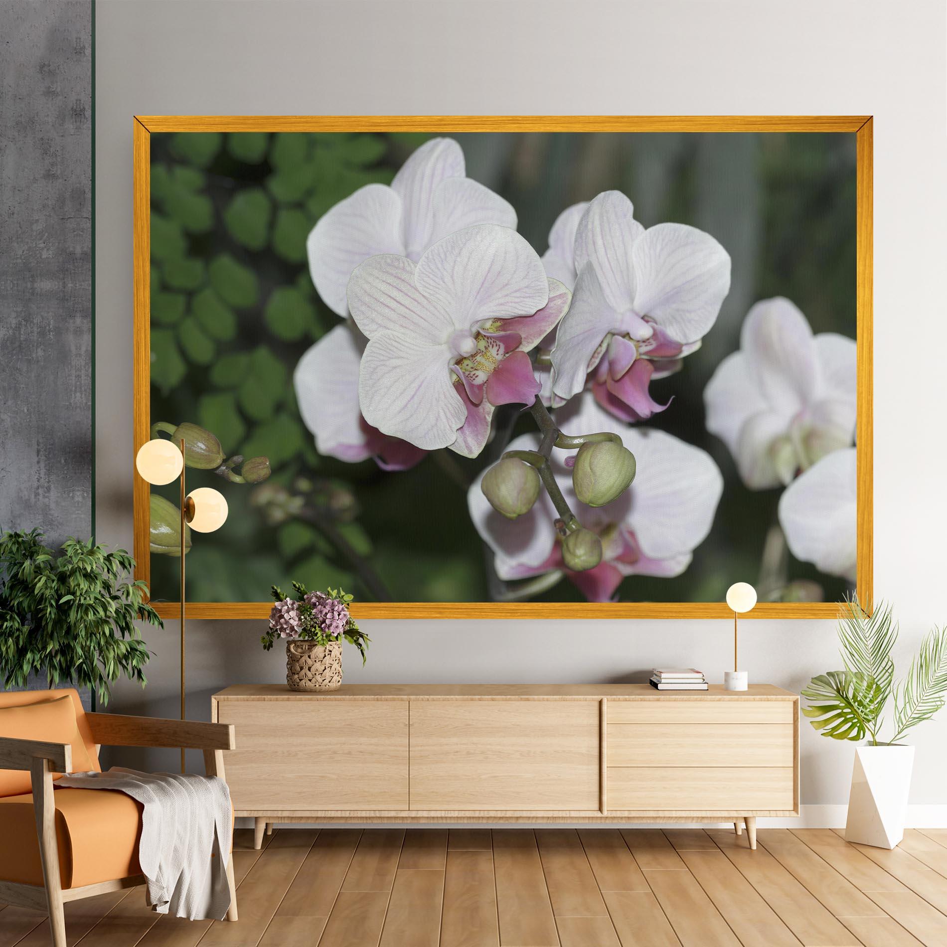 Tablou Canvas Orchid Botanical Garden mockup 9