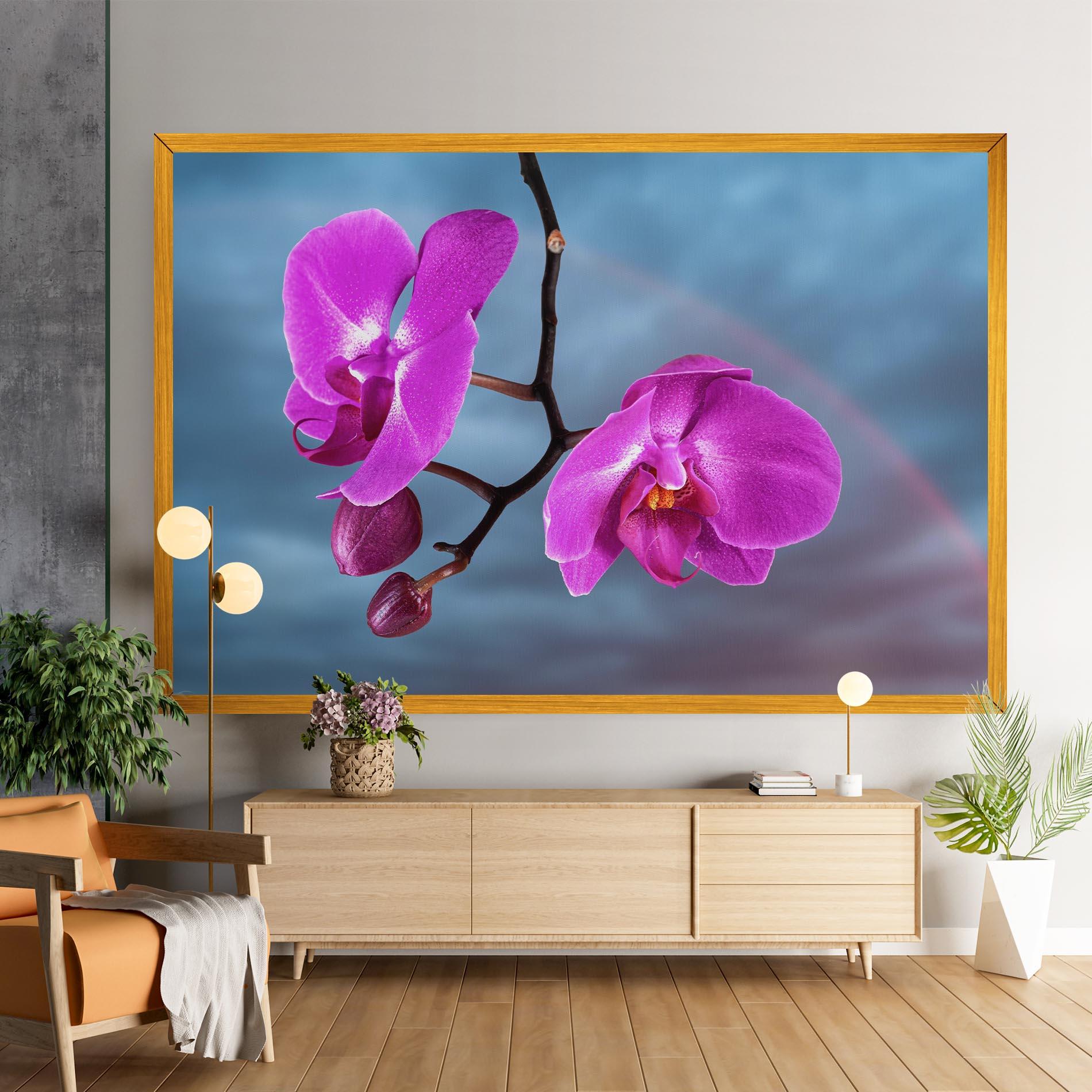 Tablou Canvas Sky Purple Orchid mockup 9
