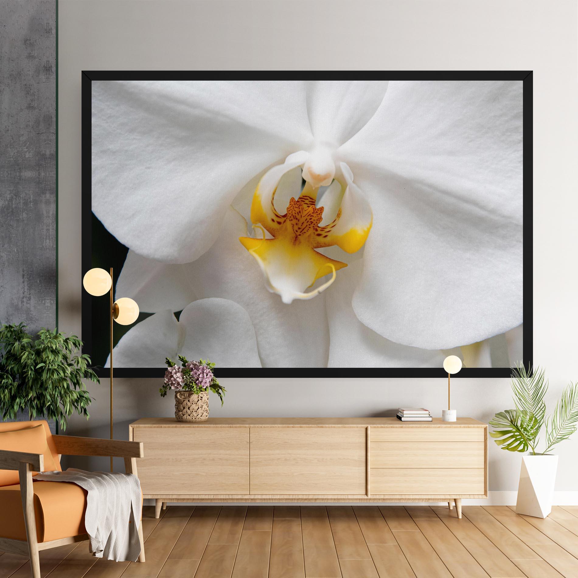 Tablou Canvas Big Orchid Close Up mockup 9