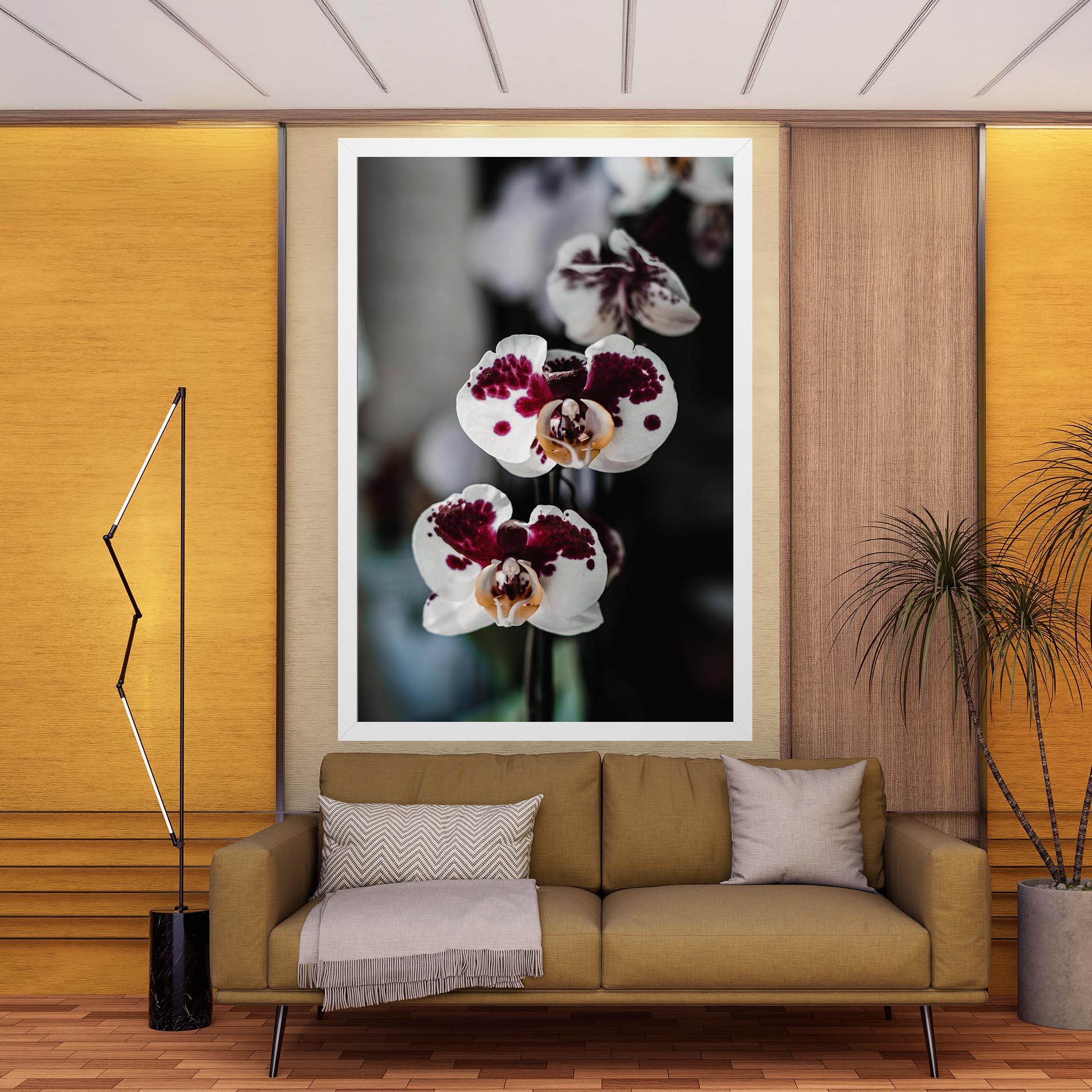 Tablou Canvas Dark Purple Orchid mockup 9