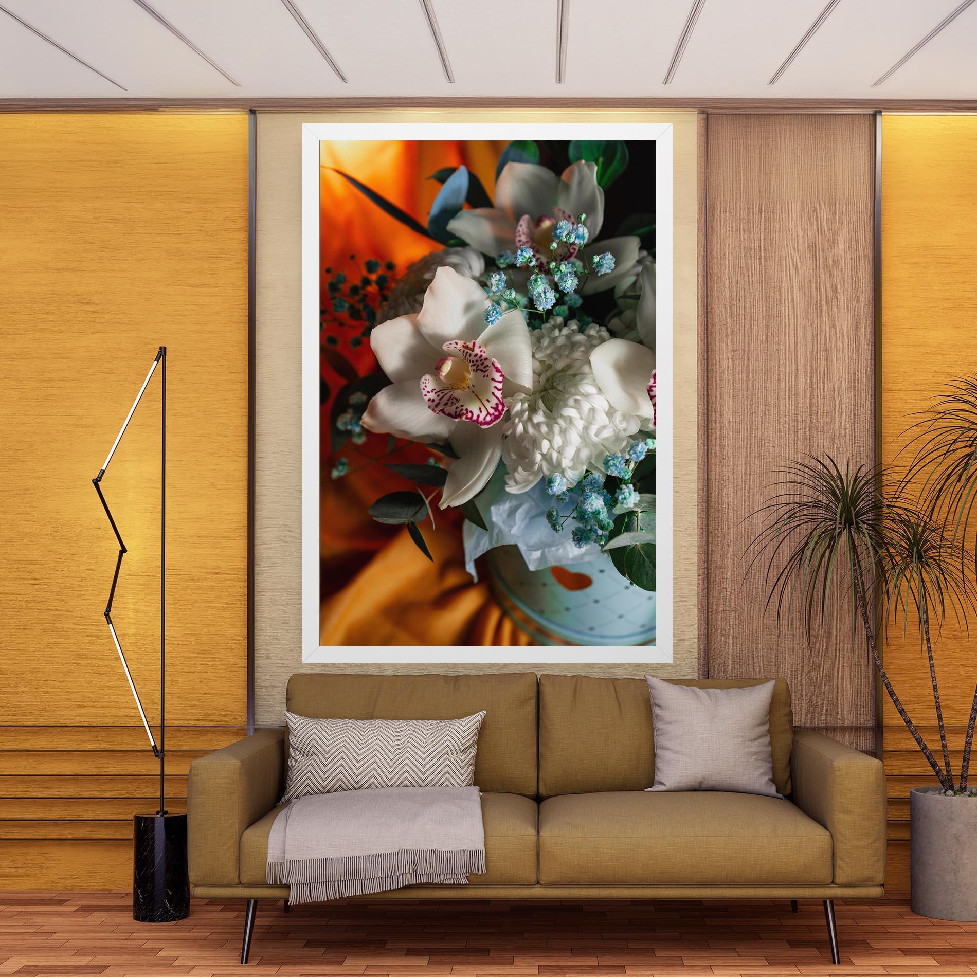 Tablou Canvas Orchid In Vase mockup 9