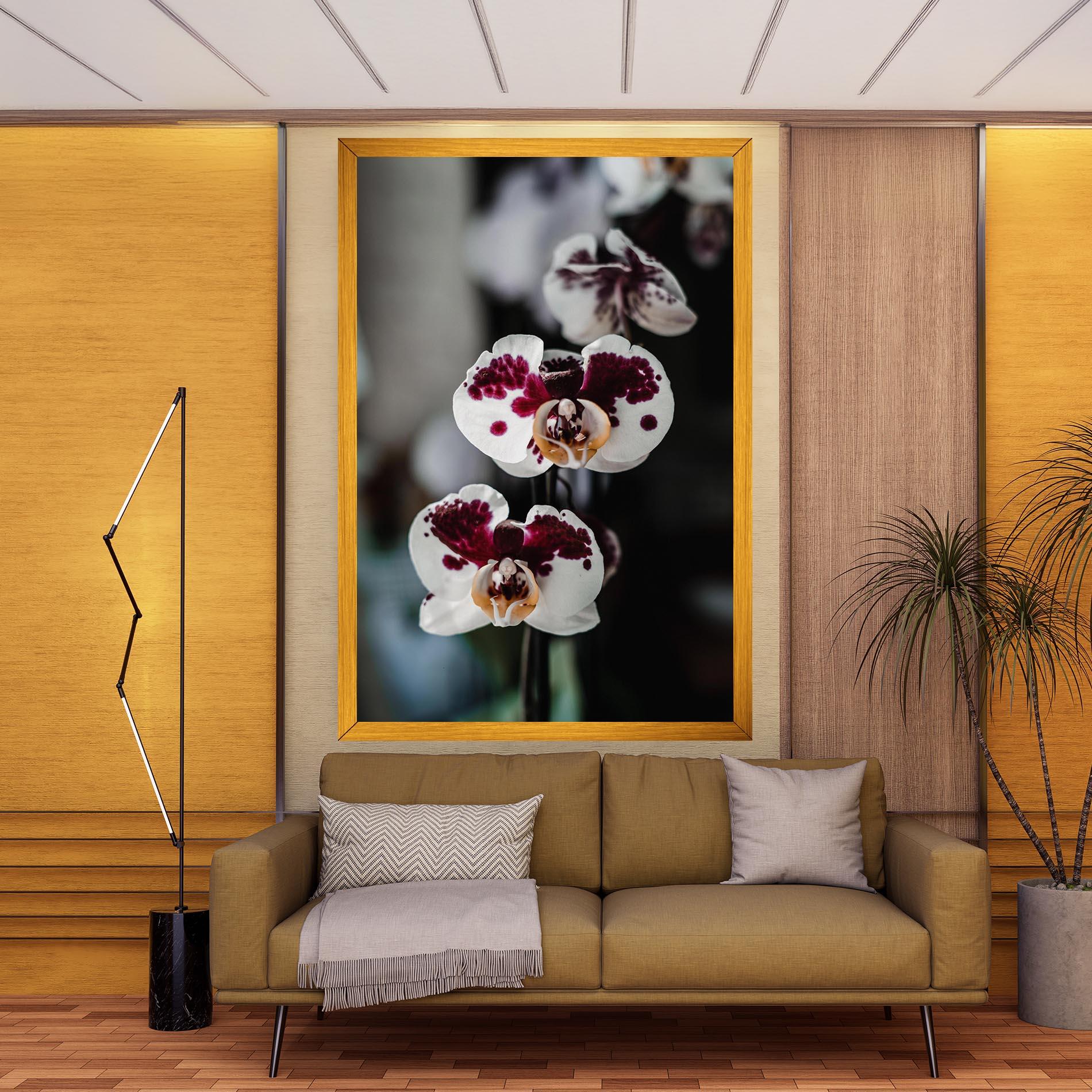 Tablou Canvas Dark Purple Orchid mockup 9