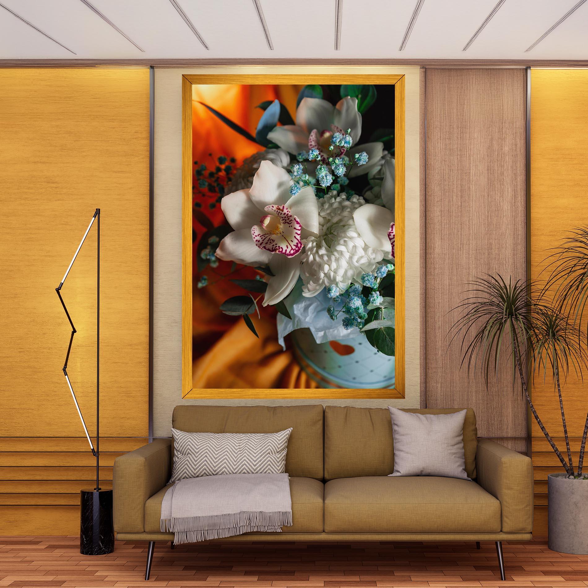 Tablou Canvas Orchid In Vase mockup 9