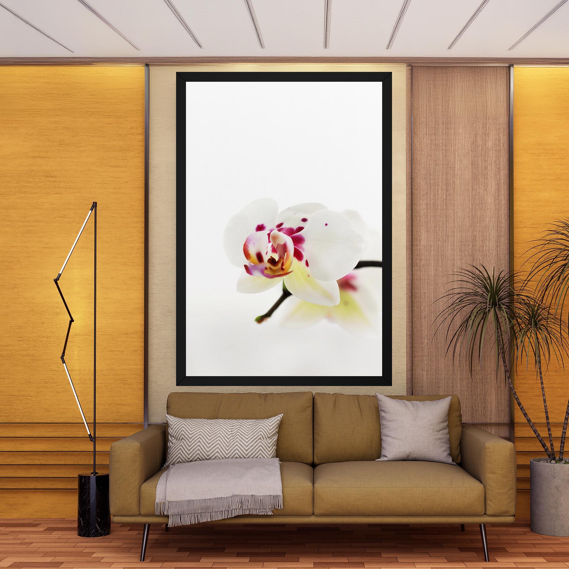 Tablou Canvas Clean White Orchid mockup 9