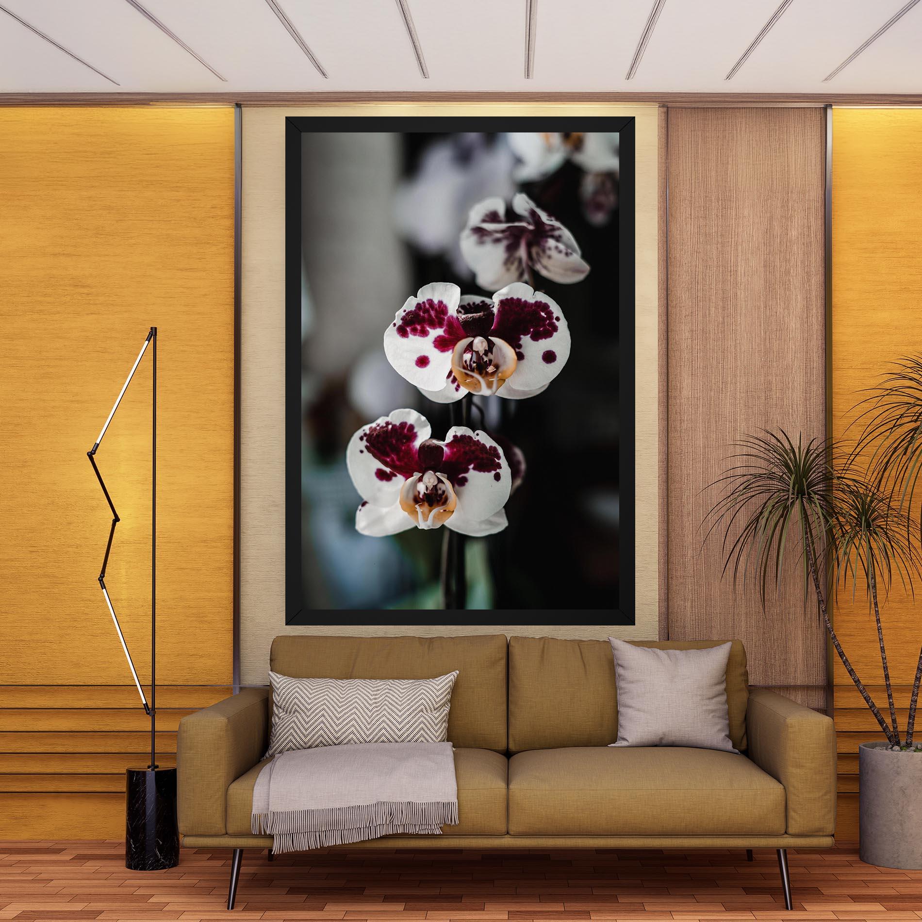 Tablou Canvas Dark Purple Orchid mockup 9