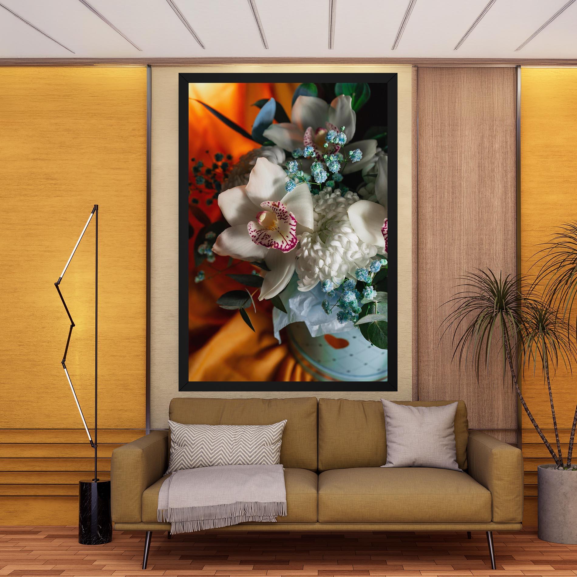 Tablou Canvas Orchid In Vase mockup 9