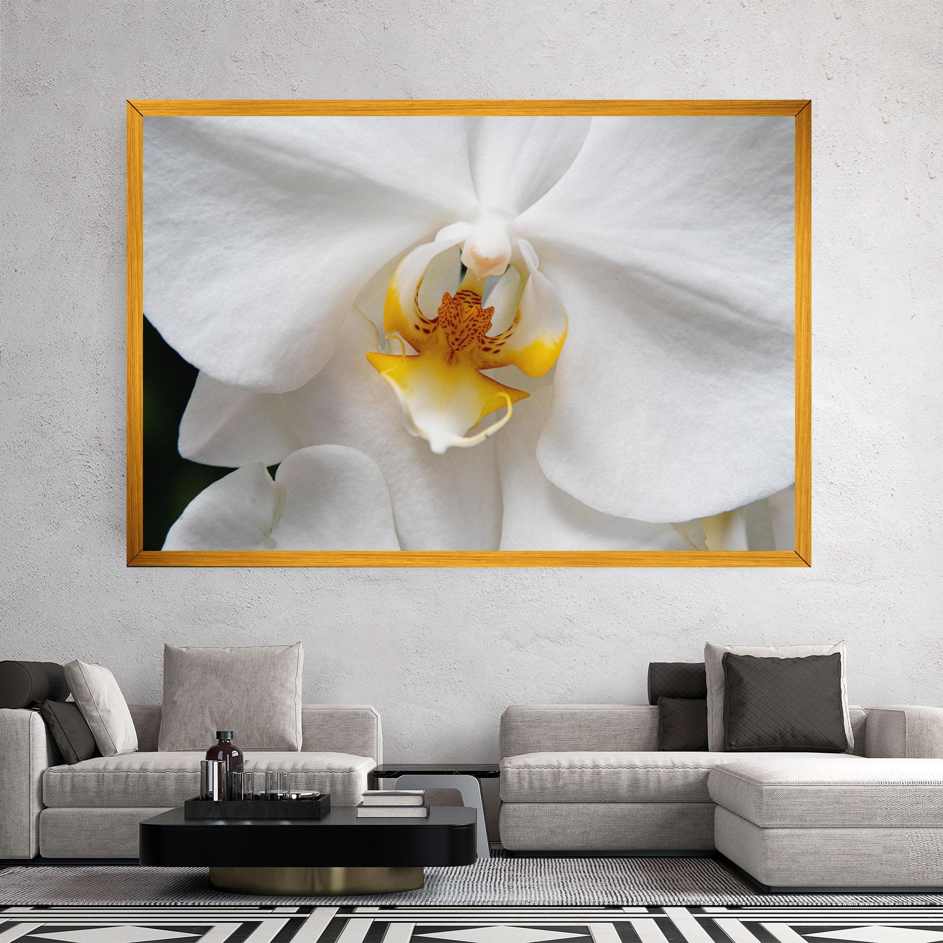 Tablou Canvas Big Orchid Close Up mockup 2