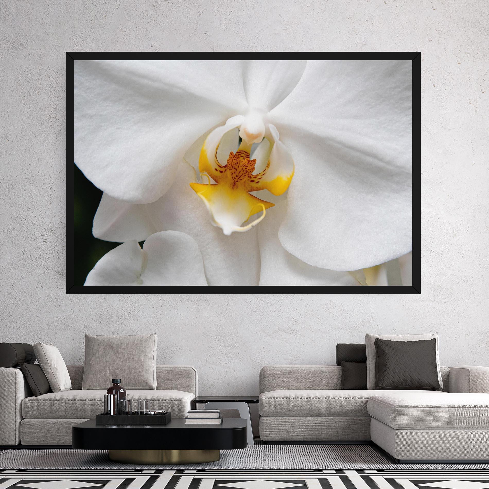 Tablou Canvas Big Orchid Close Up mockup 2