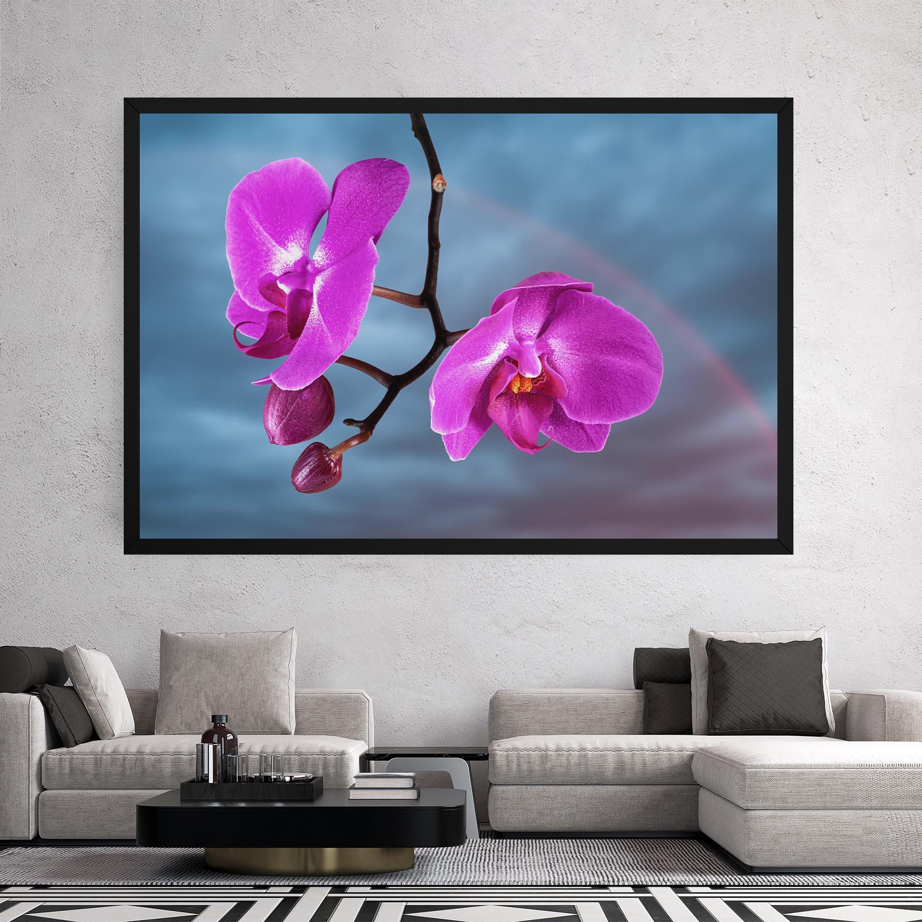 Tablou Canvas Sky Purple Orchid mockup 2