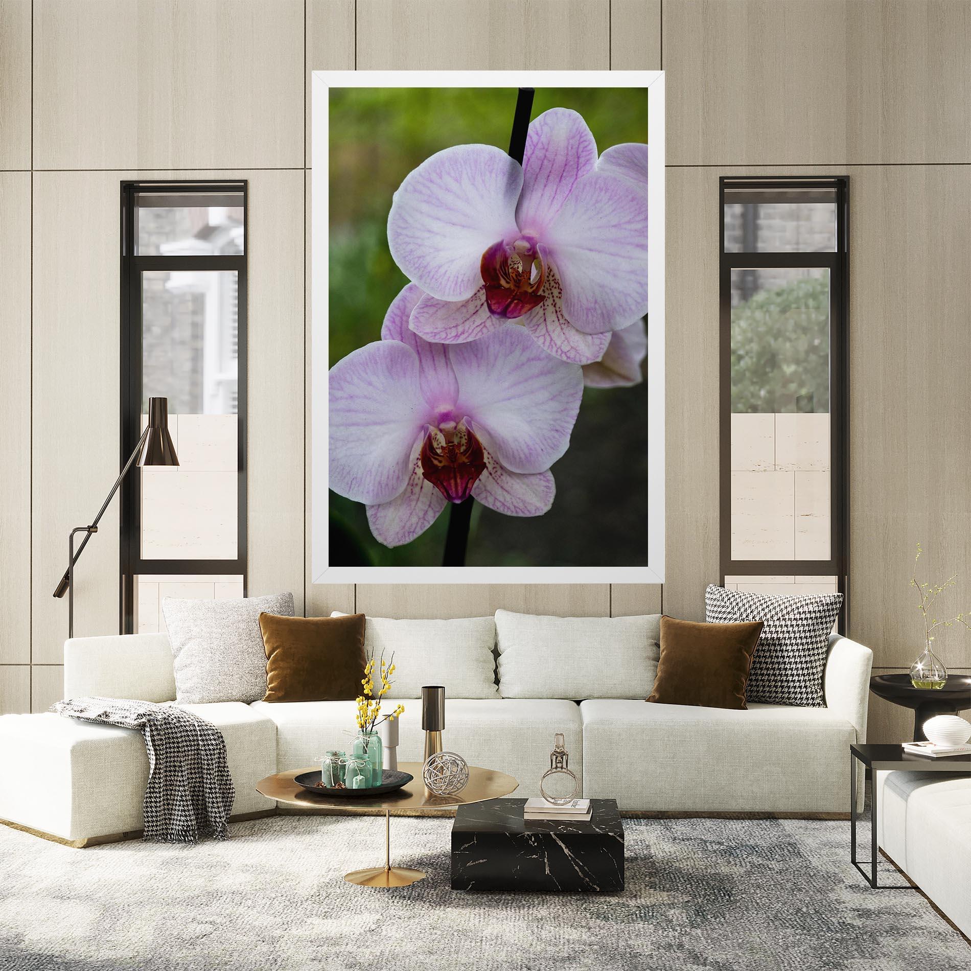 Tablou Canvas Garden Light Purple Orchid mockup 2