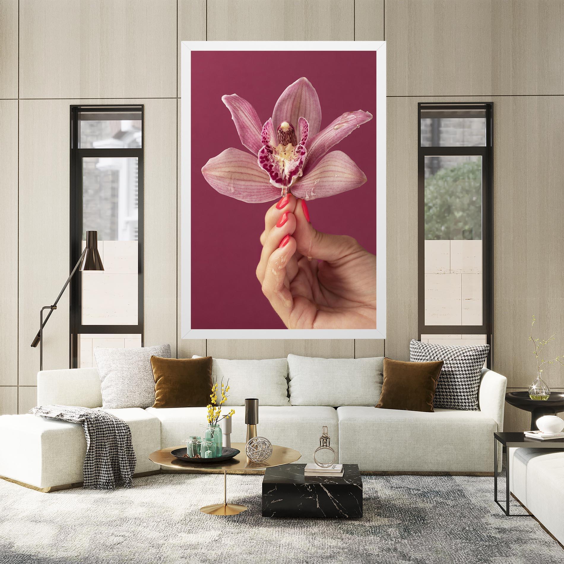 Tablou Canvas Orchid Holding mockup 2