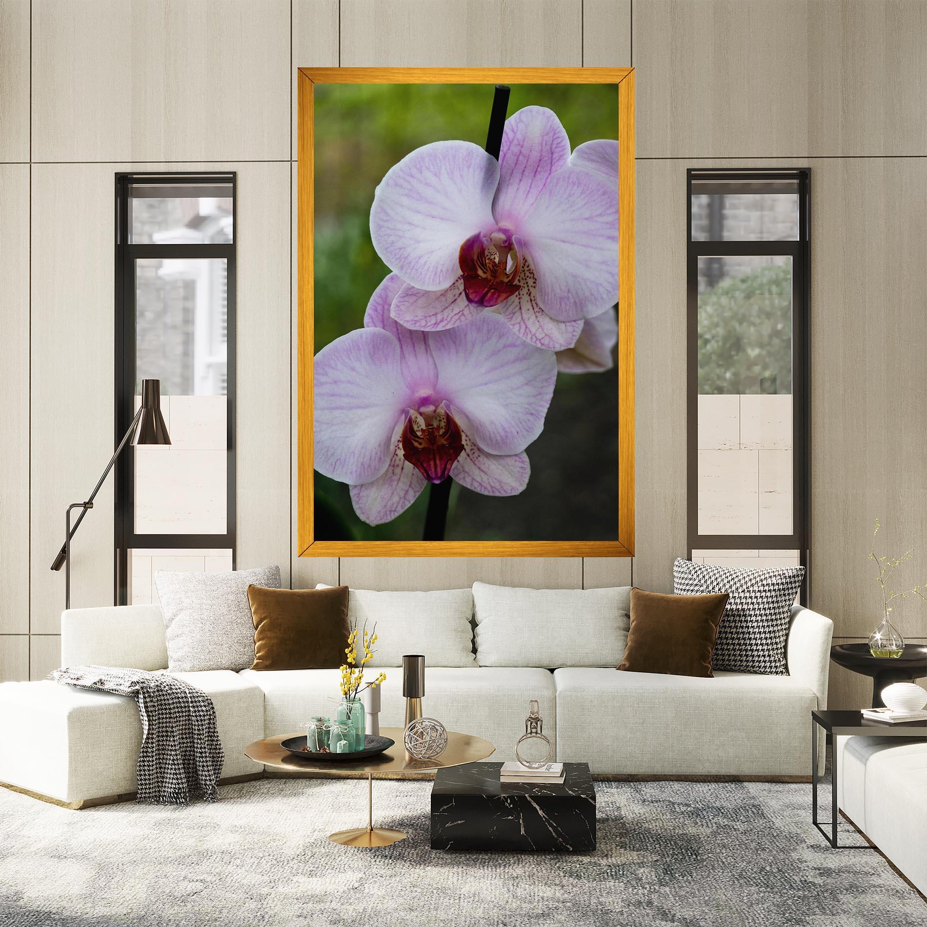 Tablou Canvas Garden Light Purple Orchid mockup 2
