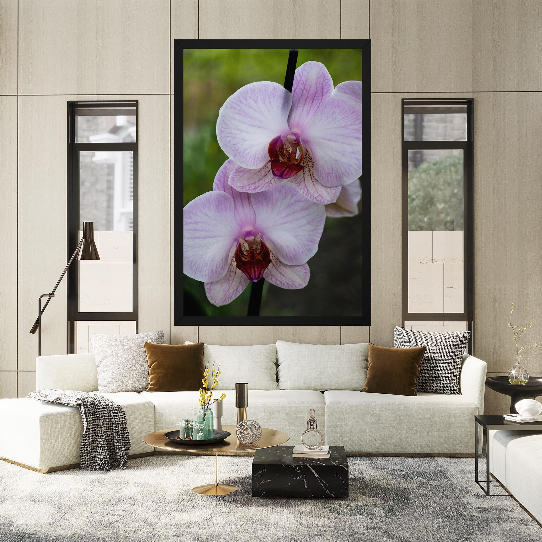 Tablou Canvas Garden Light Purple Orchid mockup 2