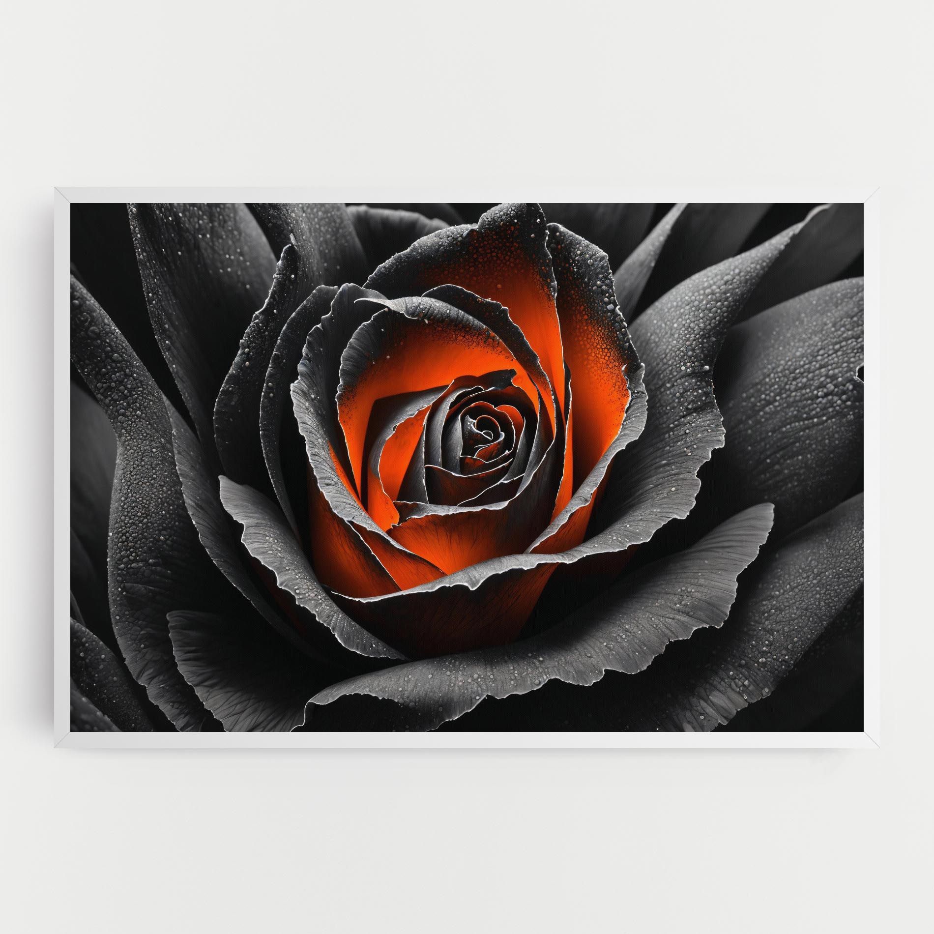 Grey Orange Rose mockup 0