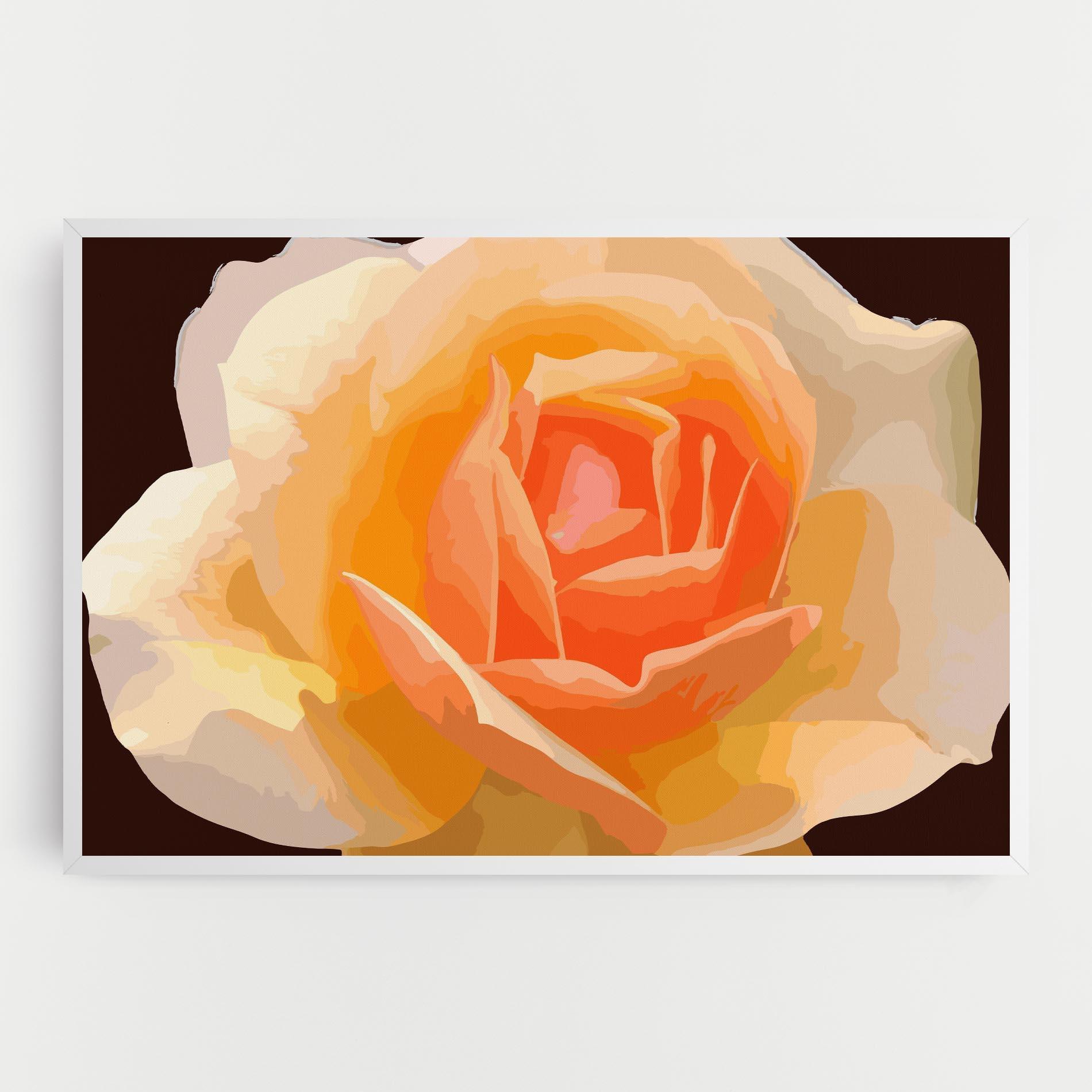 Tablou Canvas Orange Rose Ioana mockup 0