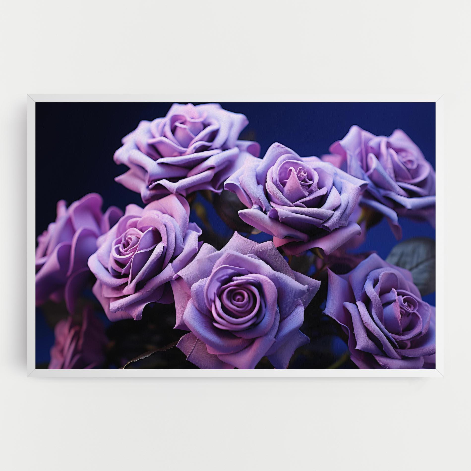 Tablou Canvas Pastel Purple Rose mockup 0