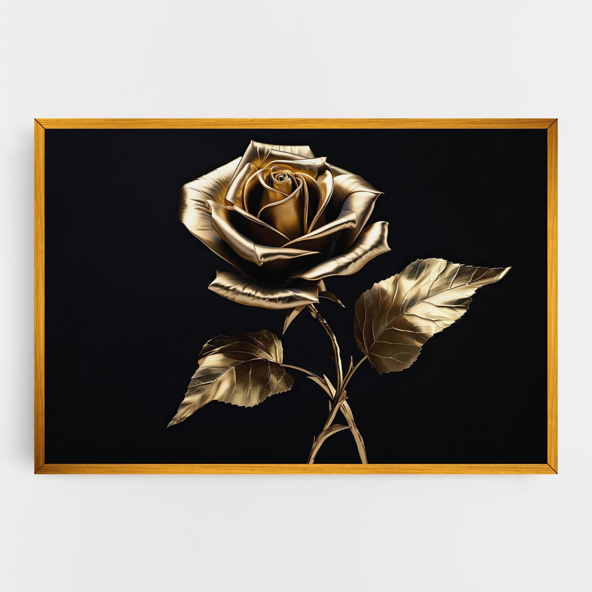 Beautiful Golden Rose mockup 0