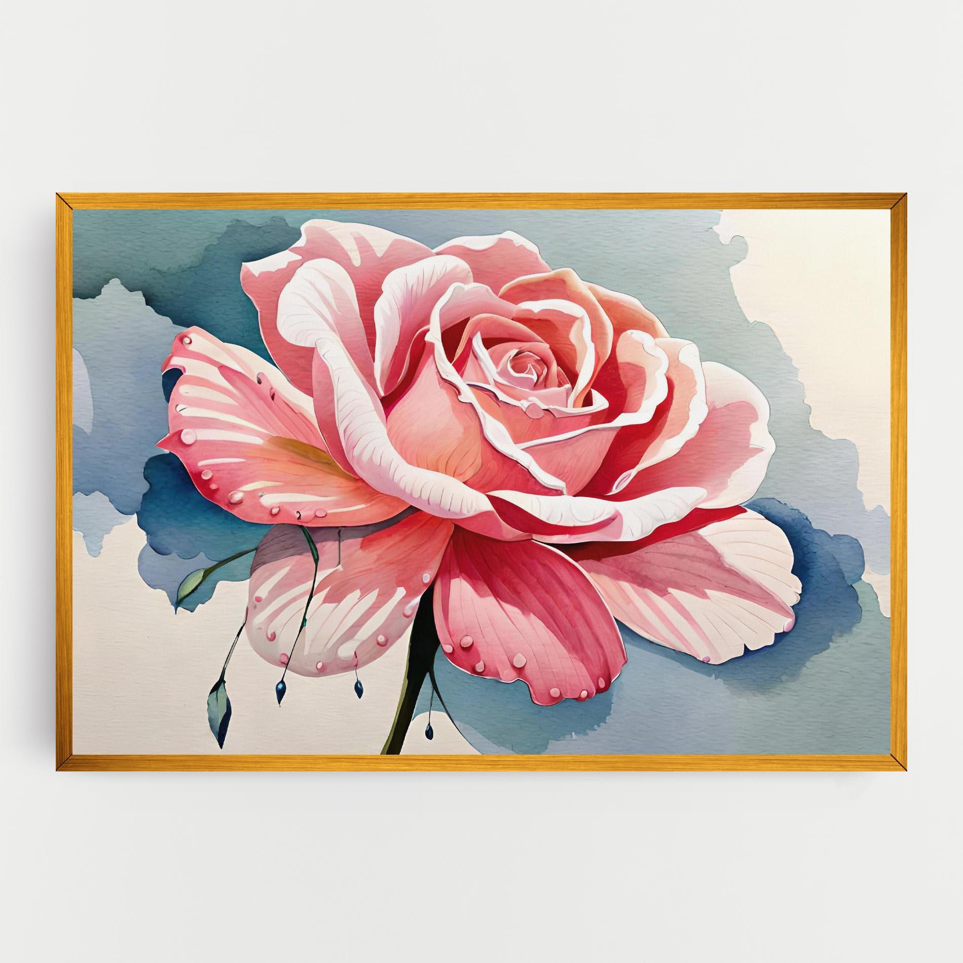Tablou Canvas Bih Pink Rose mockup 0