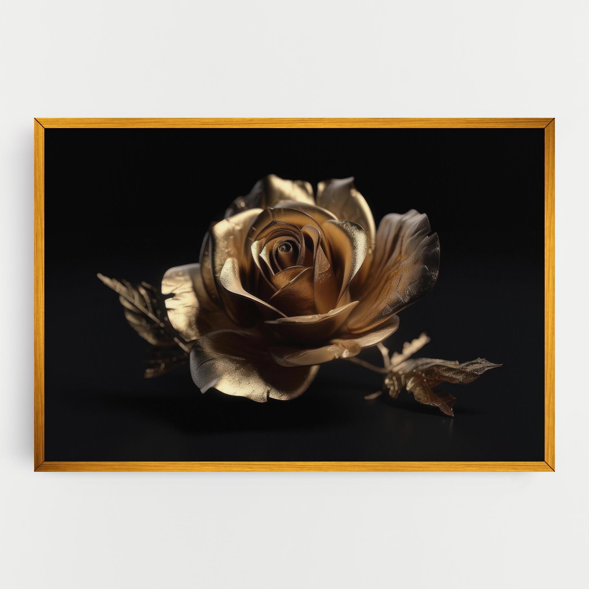 Tablou Canvas Gold Rose mockup 0