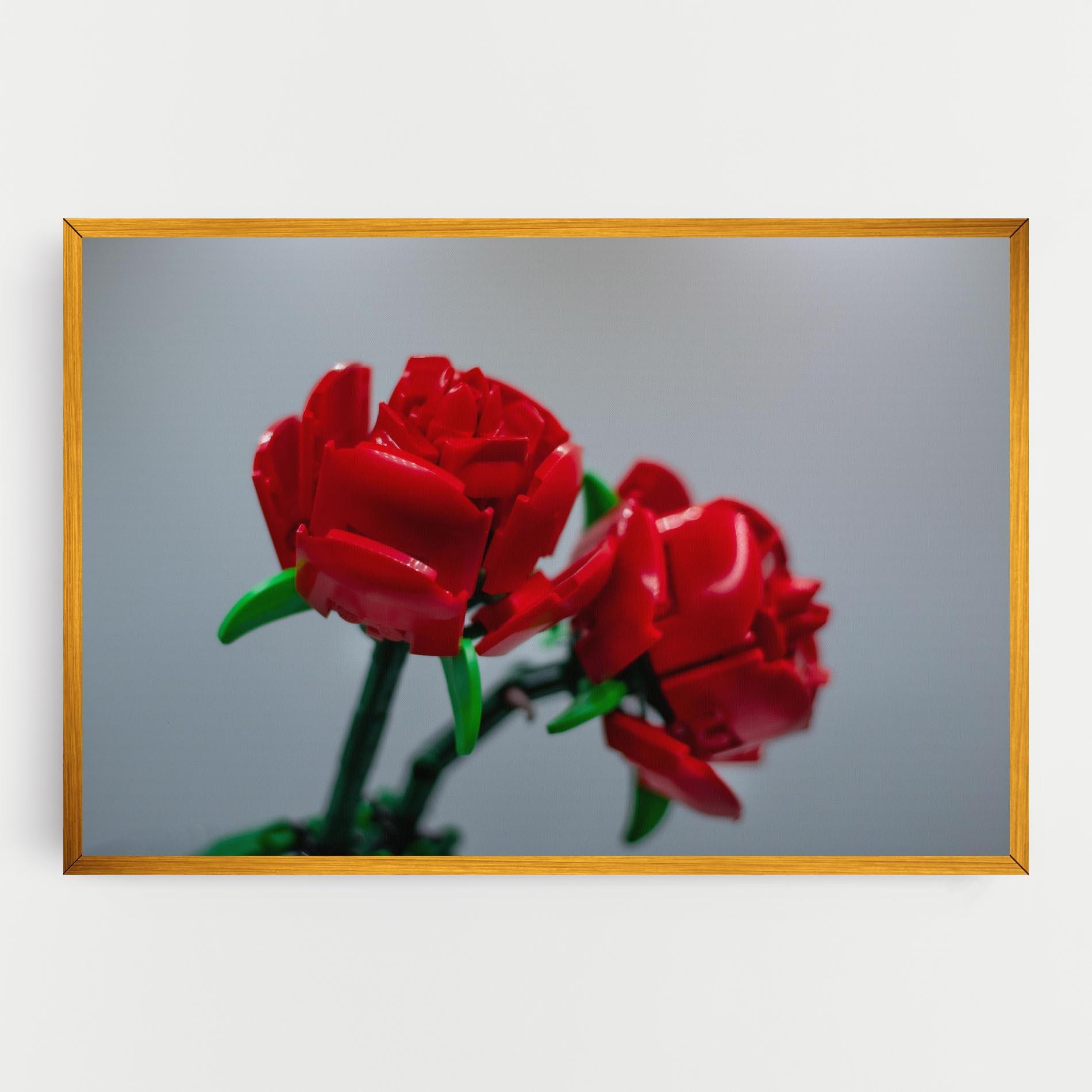 Tablou Canvas Lego Red Roses mockup 0