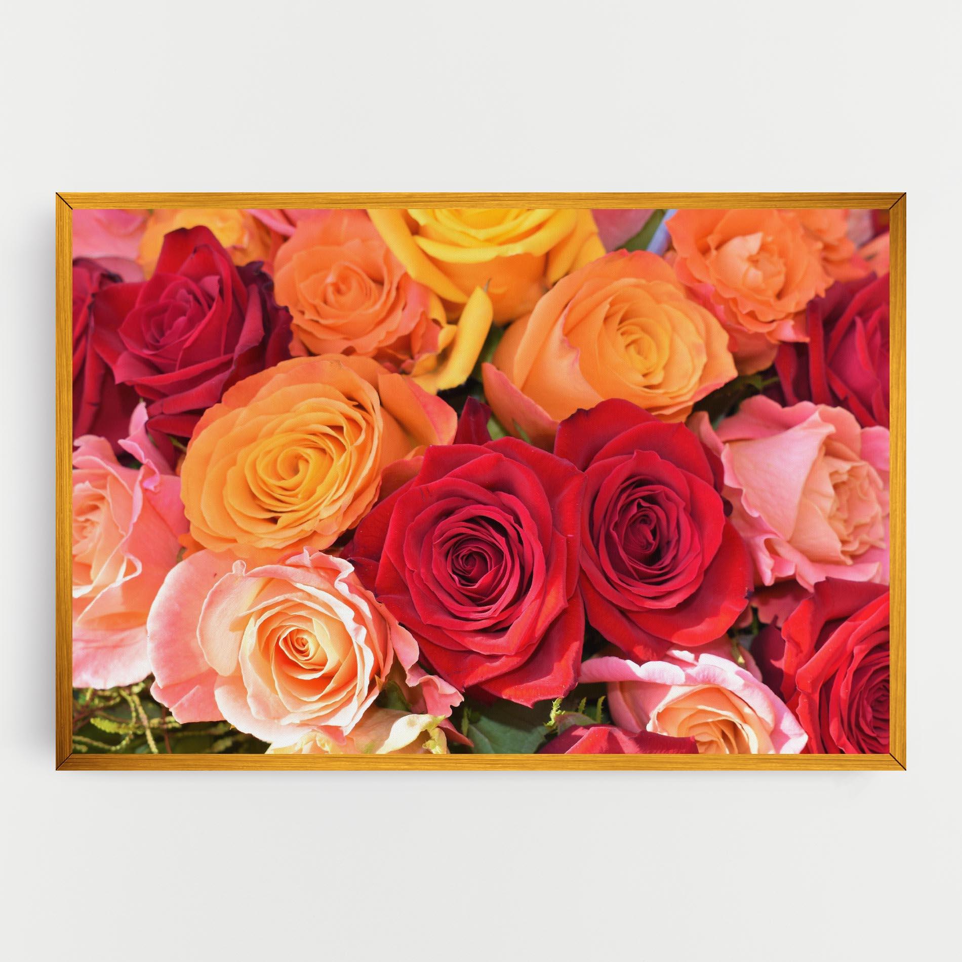 Tablou Canvas Mixed Roses mockup 0
