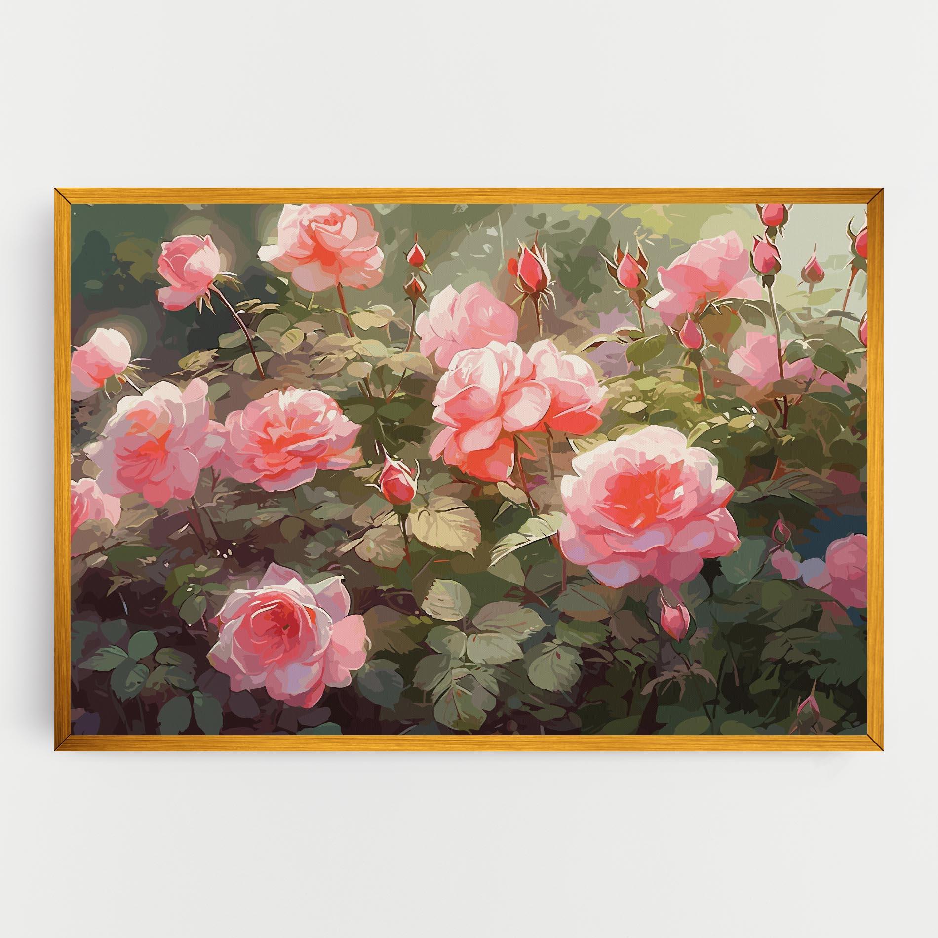 Tablou Canvas Wild Roses mockup 0