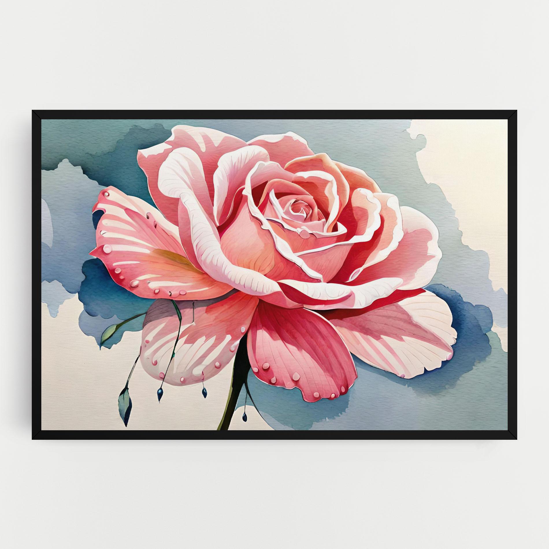 Tablou Canvas Bih Pink Rose mockup 0