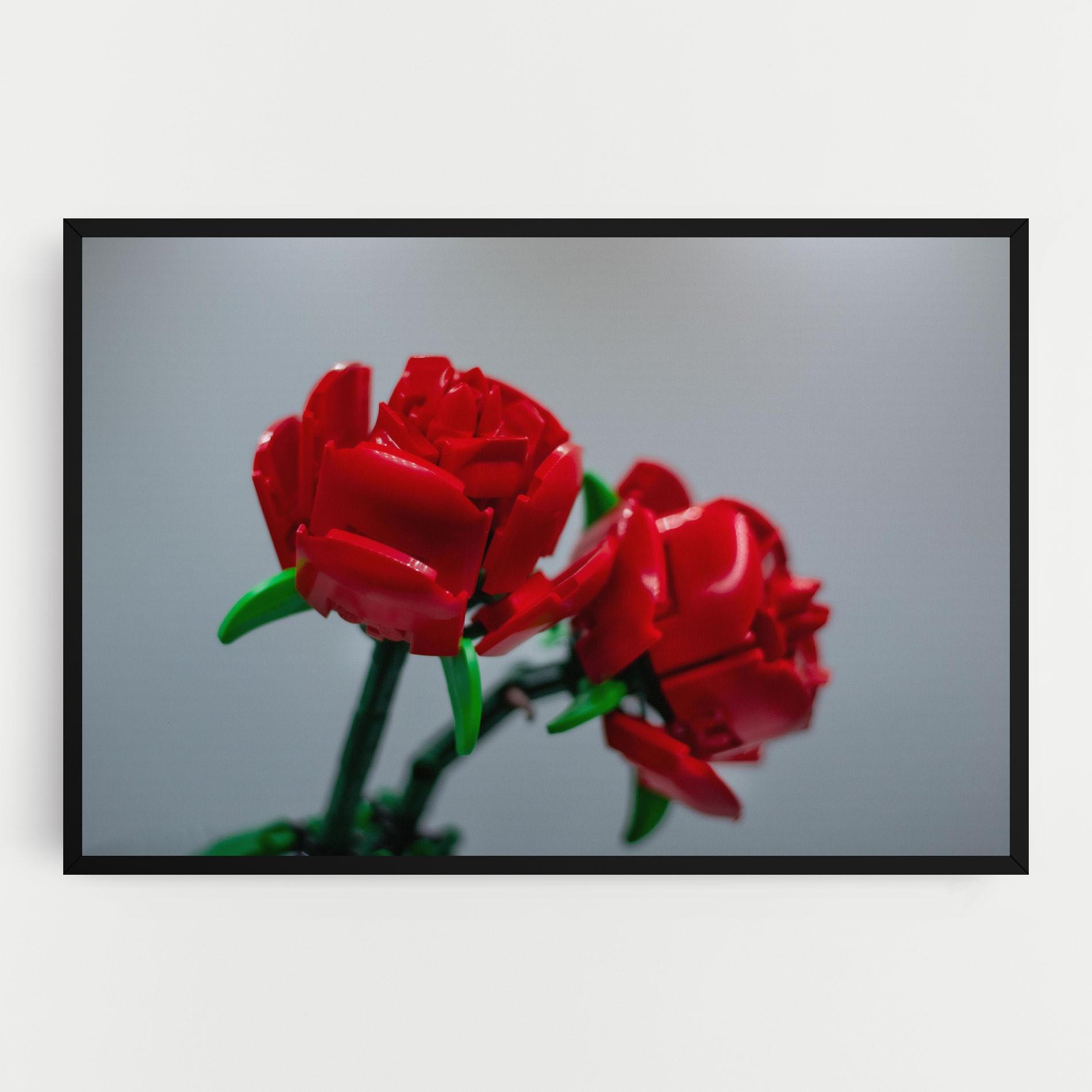 Tablou Canvas Lego Red Roses mockup 0