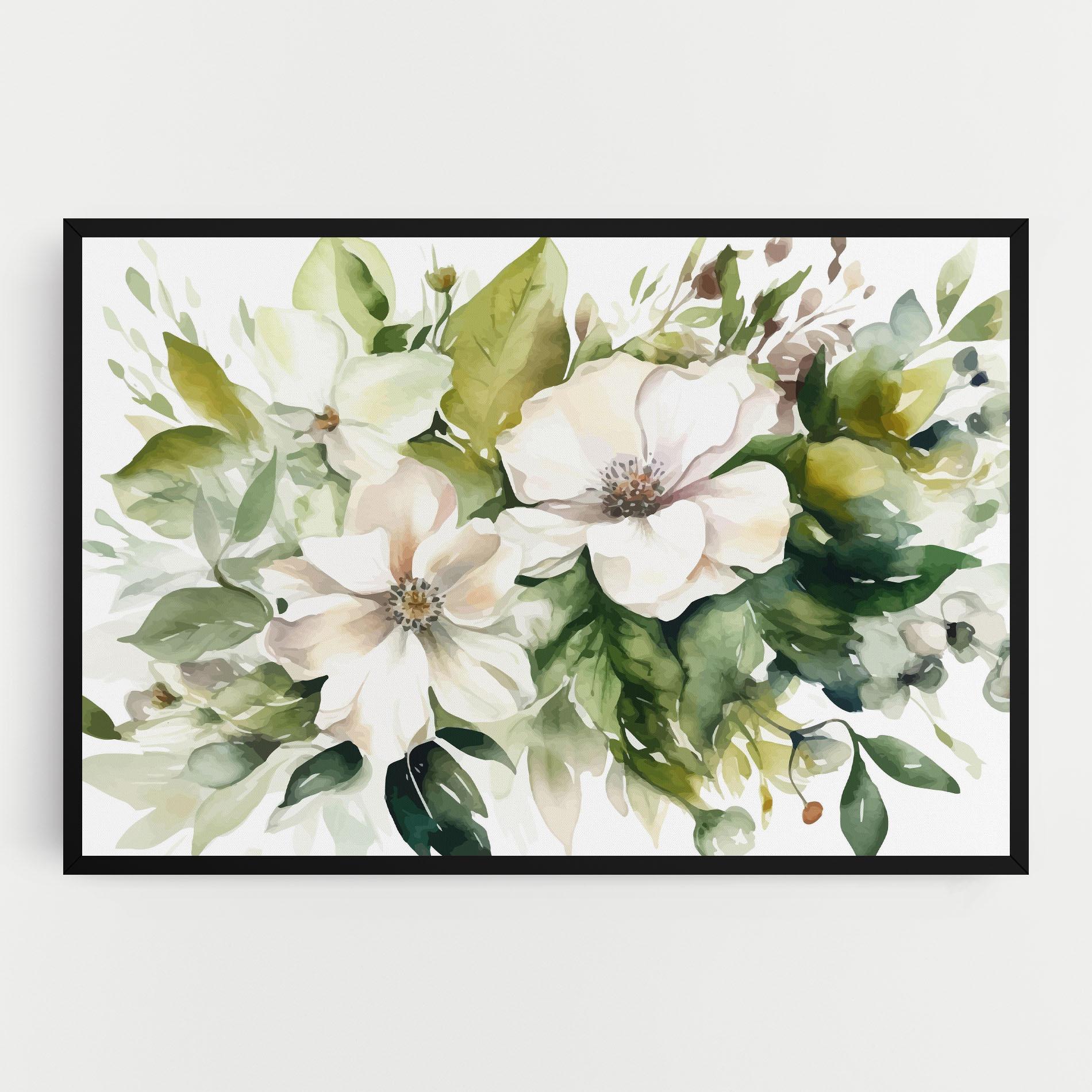 Tablou Canvas Opened Rose mockup 0