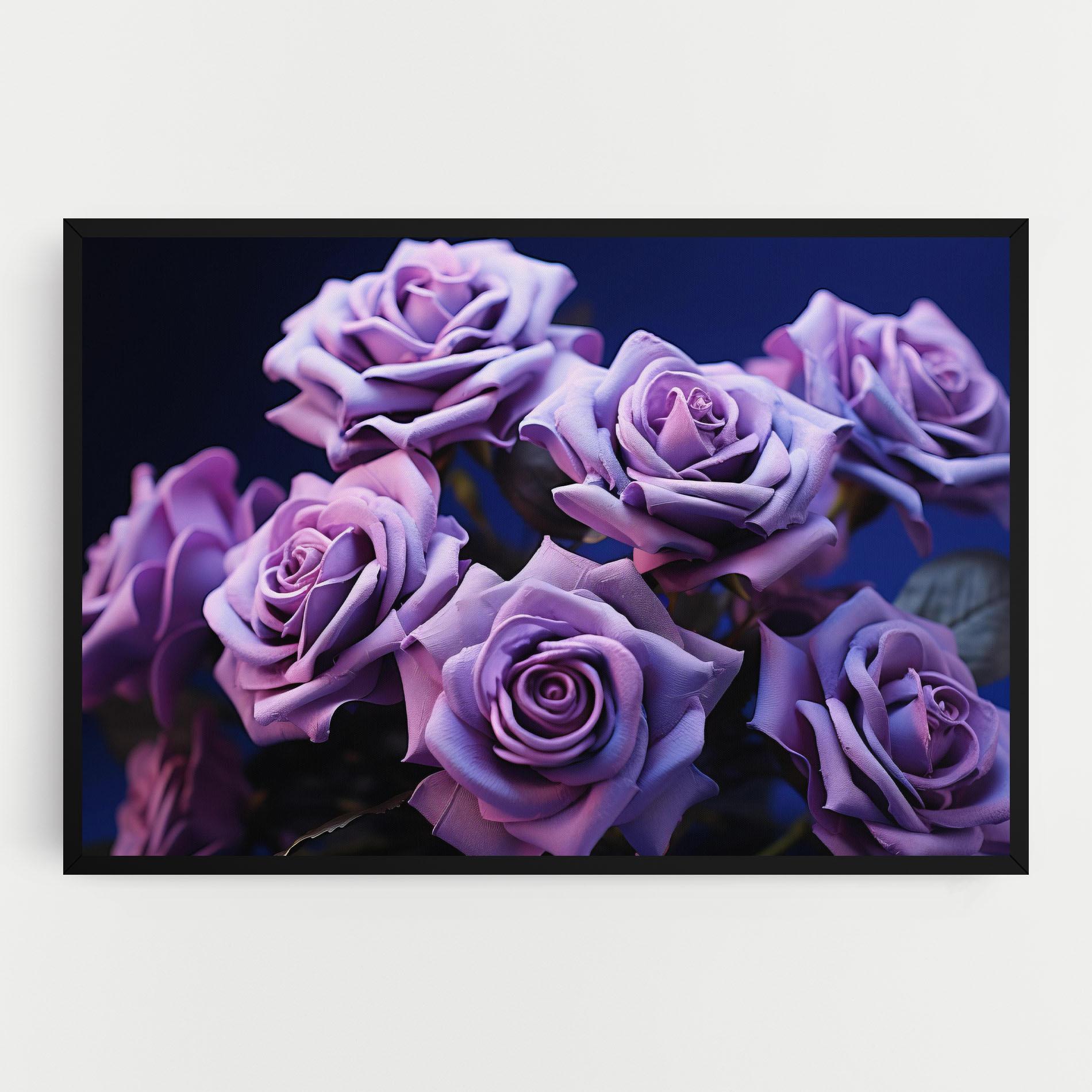 Tablou Canvas Pastel Purple Rose mockup 0