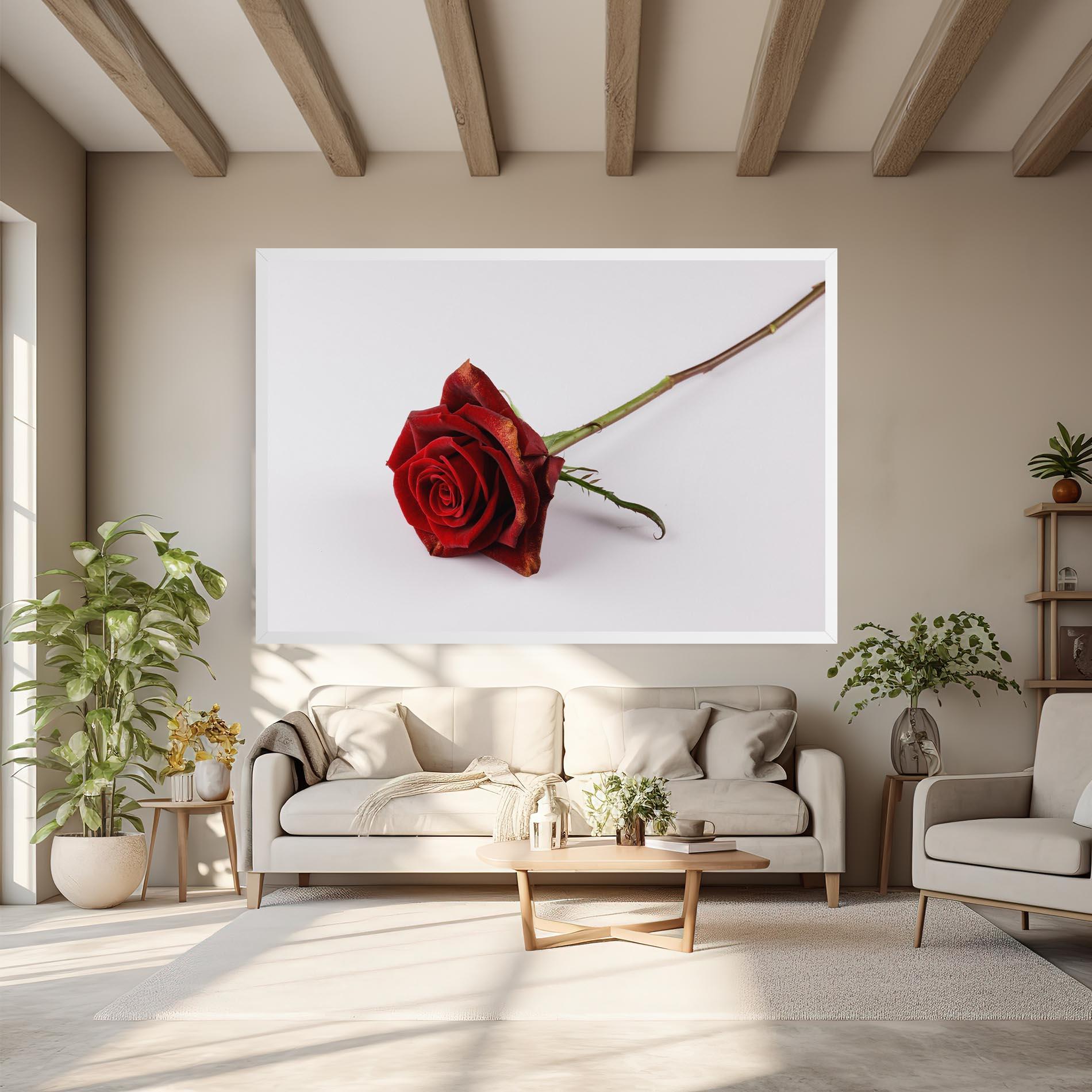 Tablou Canvas Lonely Rose mockup 6