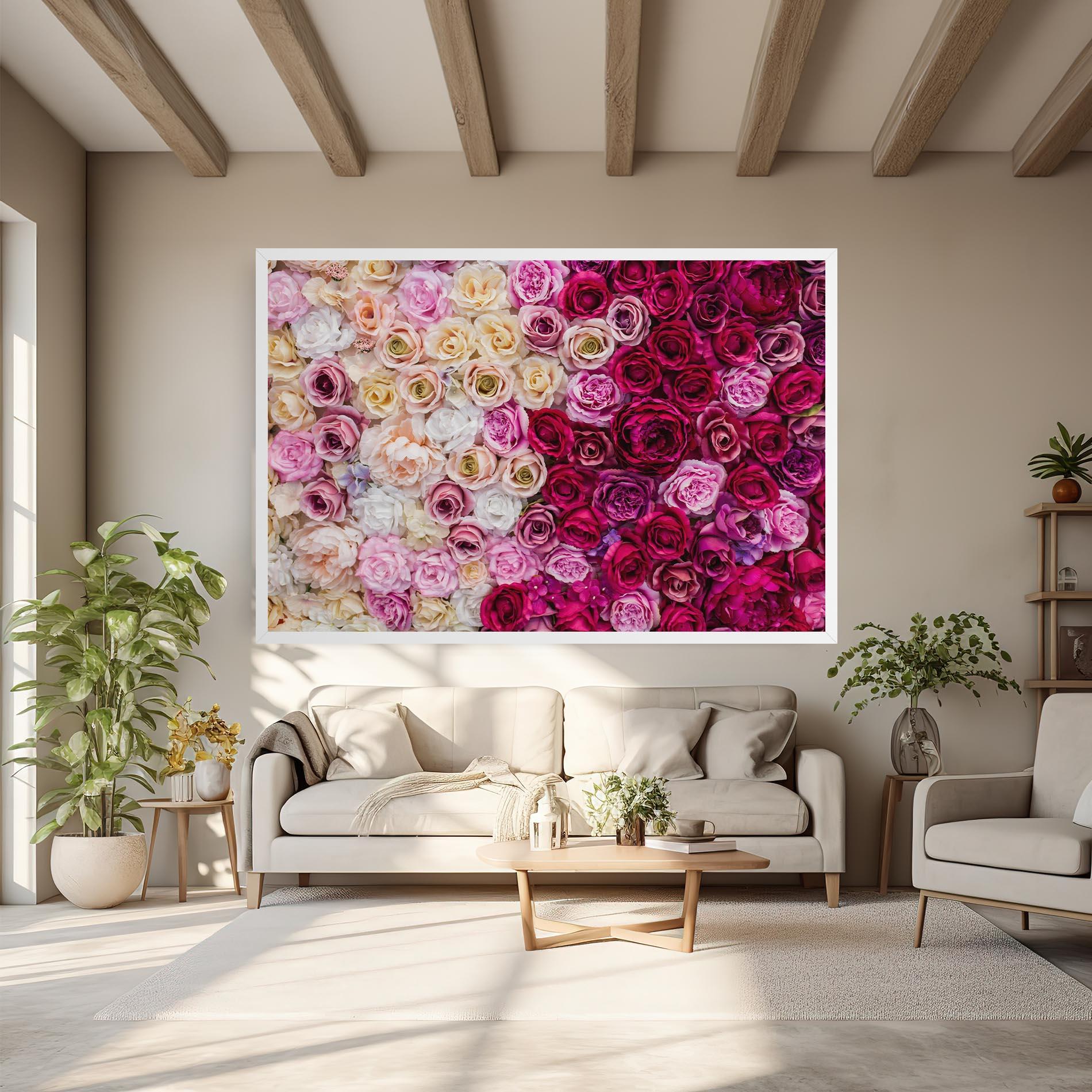 Tablou Canvas Perete Trandafiri mockup 6