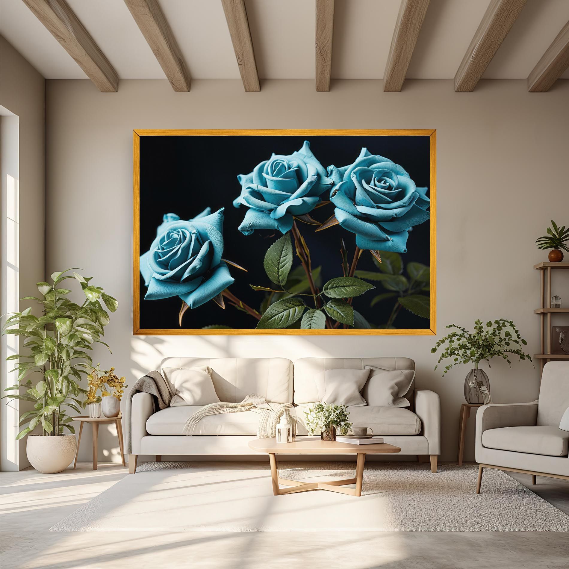Blue Roses mockup 6