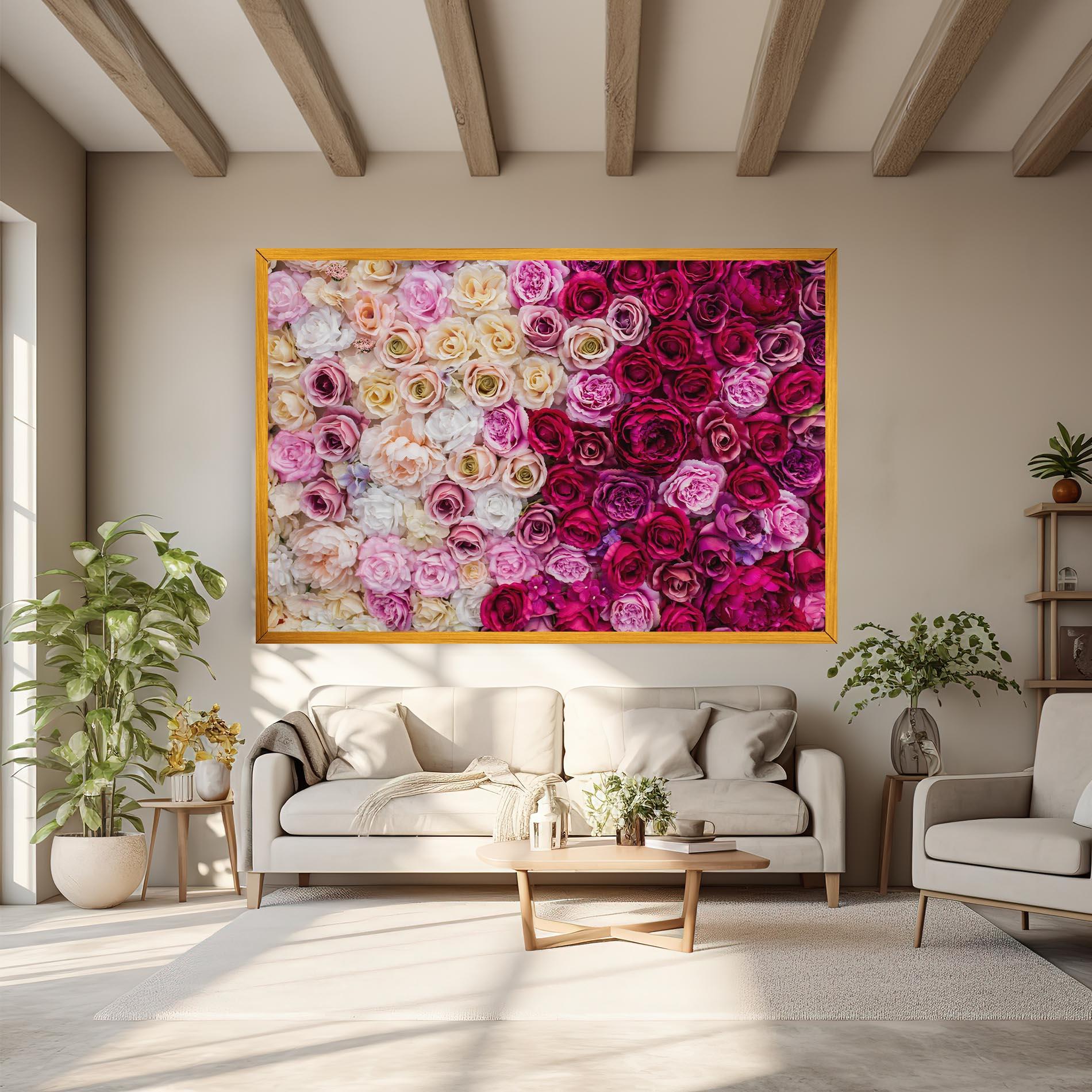 Tablou Canvas Perete Trandafiri mockup 6