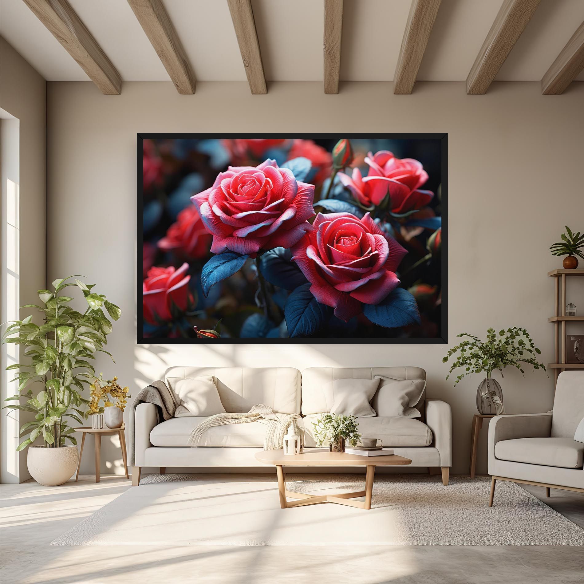 Dark Pink Rose mockup 6