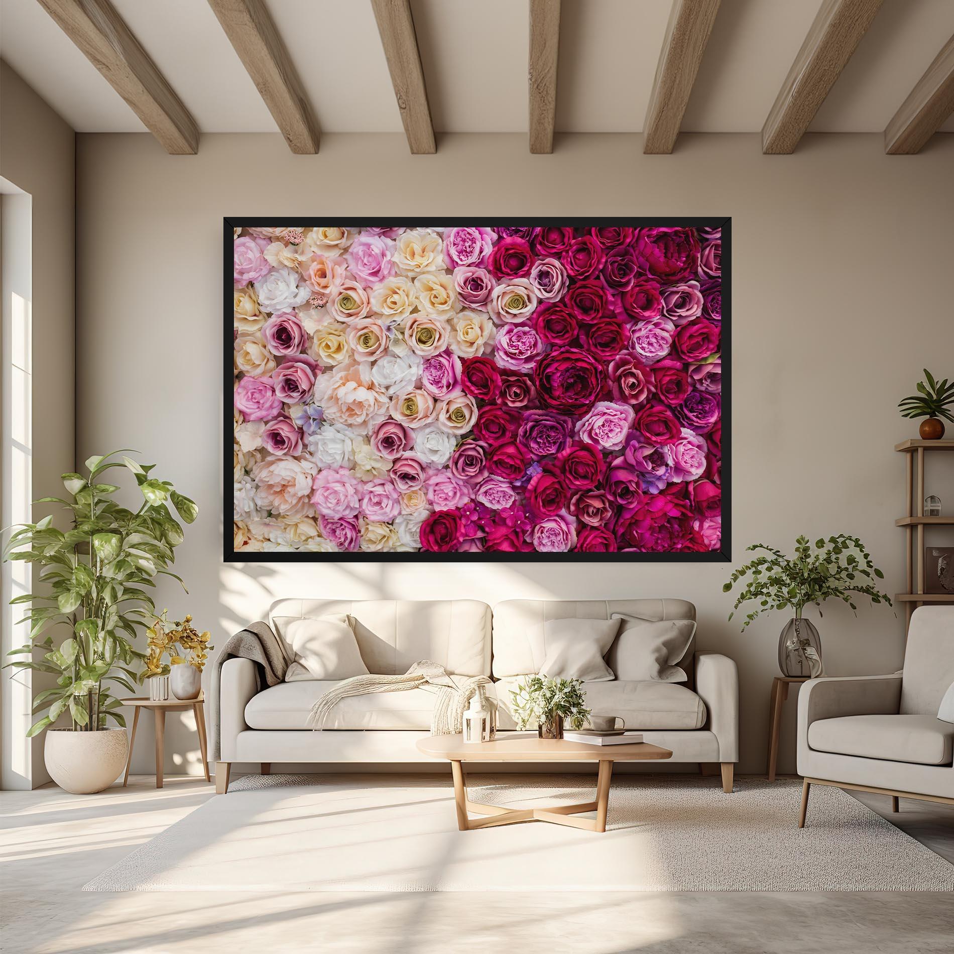 Tablou Canvas Perete Trandafiri mockup 6